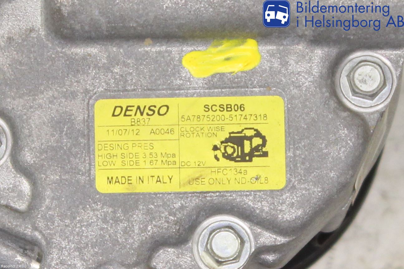 Fiat 500 07- Ac Kompressor