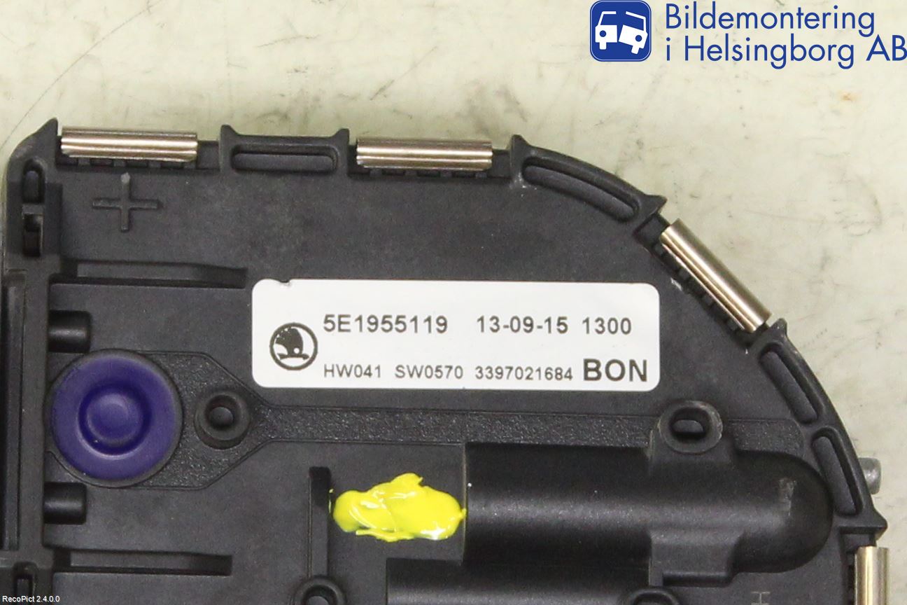 Skoda OCTAVIA (5E) 13-20 Torkarmotor Vindruta