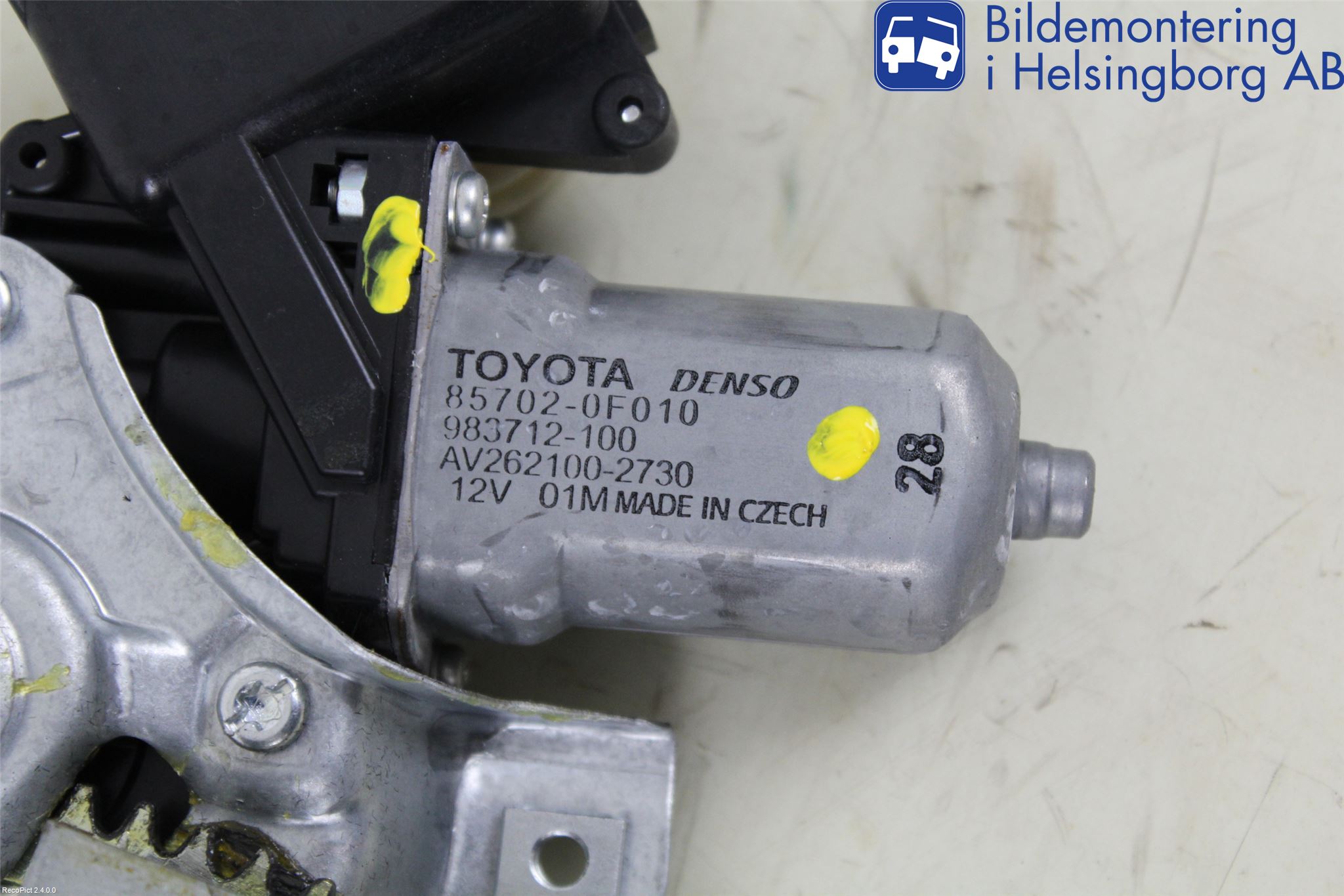 Toyota YARIS XP90 06-11 Fönsterhiss El Kompl