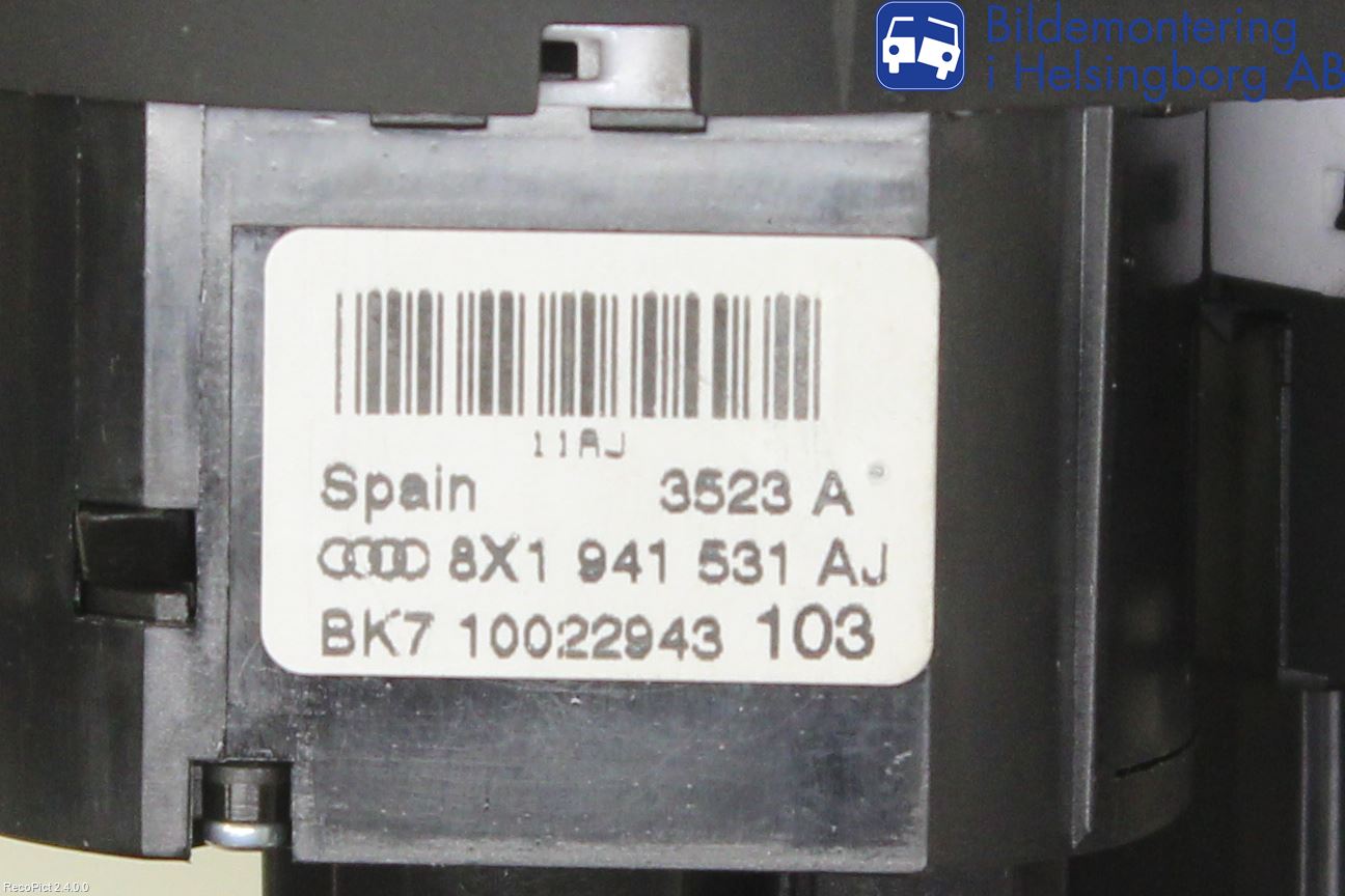 Audi A1/S1 11-18 Strömställare Ljus