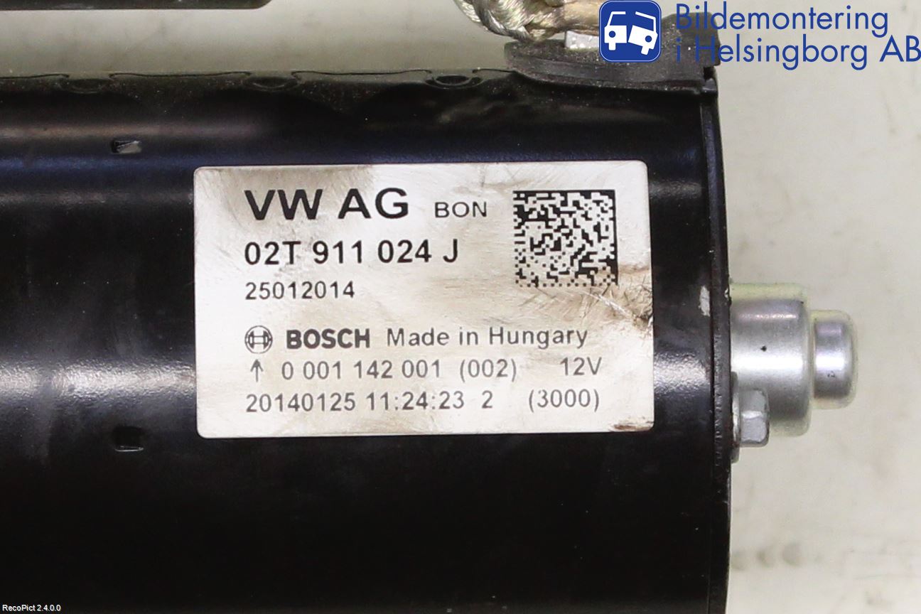 Audi A1/S1 11-18 Startmotor