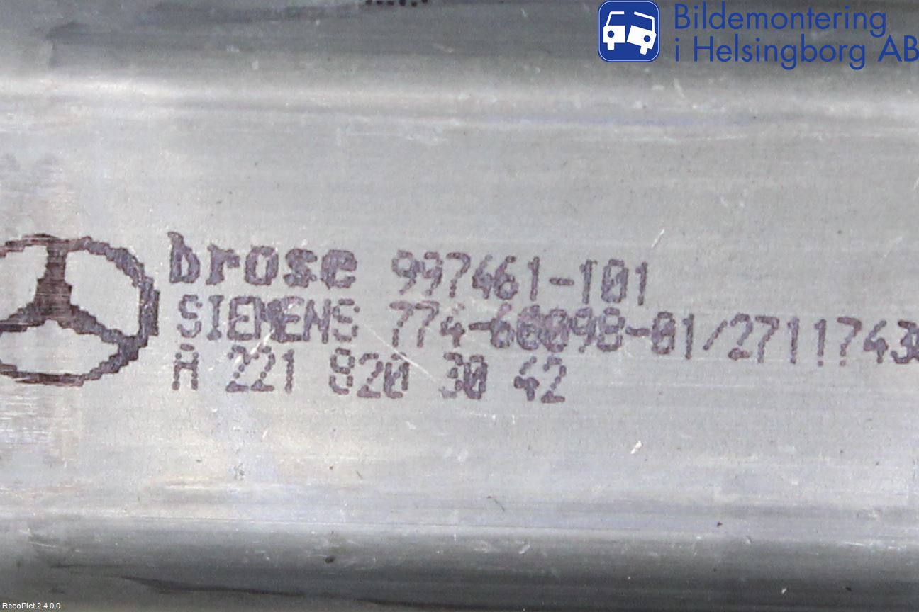 Mercedes-Benz MB S-KLASS (W221) 05-13 Fönsterhissmotor