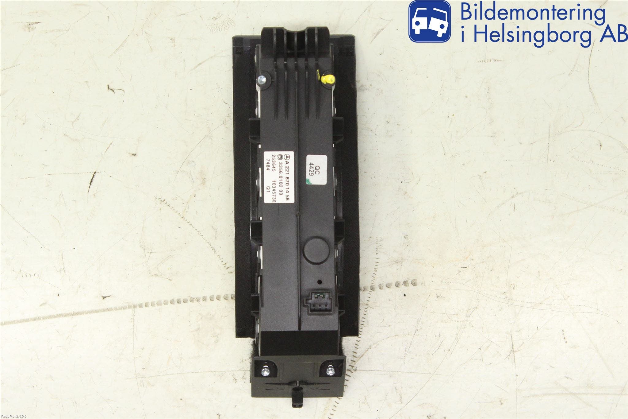 Mercedes-Benz MB S-KLASS (W221) 05-13 Strömställare Nivåreglering