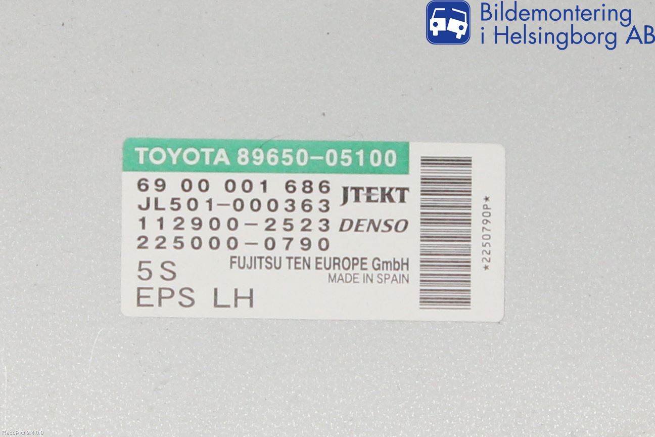 Toyota AVENSIS 09-15 Styrenhet Styrservo