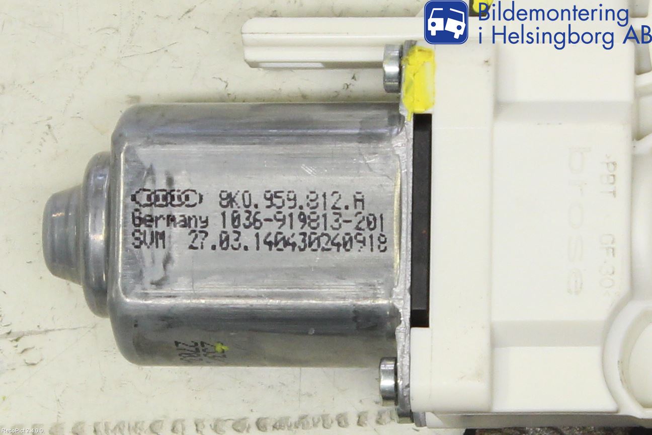 Audi A4 12-15 Fönsterhissmotor