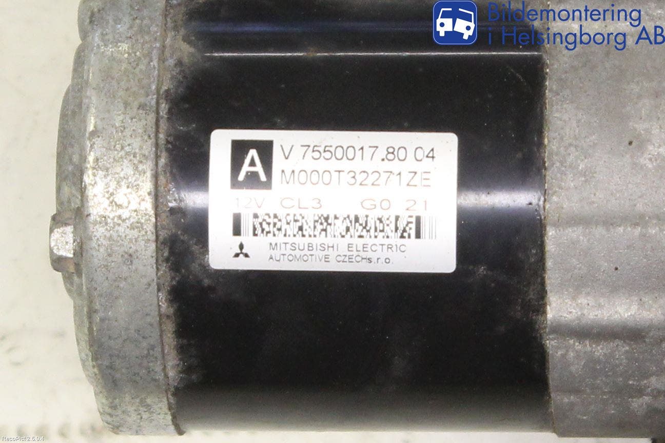 Citroen C3 PICASSO Startmotor