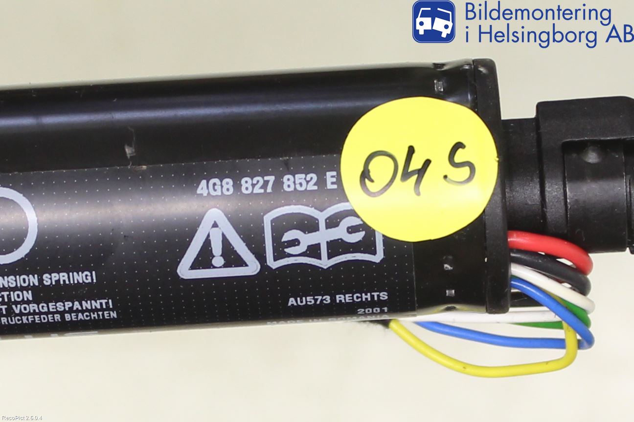 Audi A7/S7 4G 11-17 Gasfjäder Baklucka