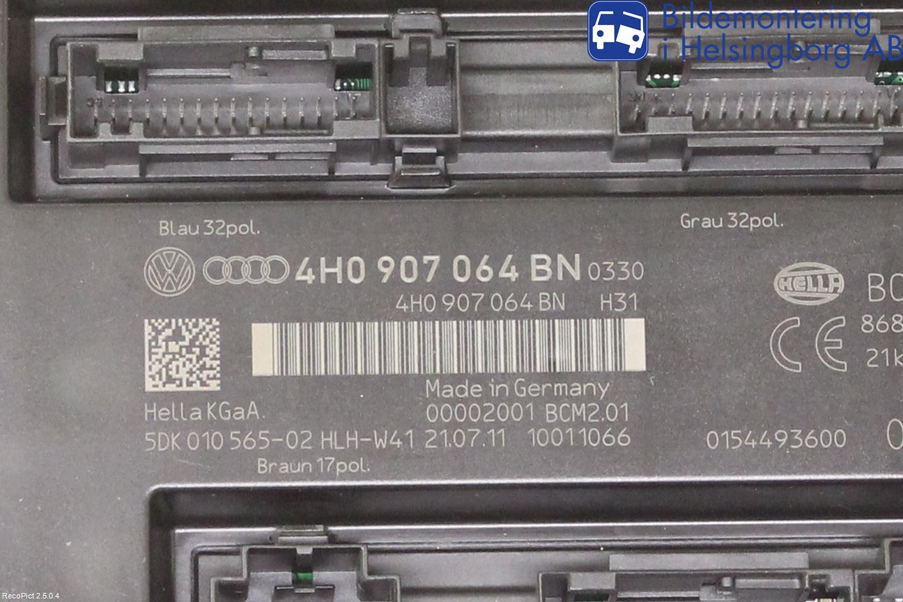 Audi A7/S7 4G 11-17 Komfort Styrdon