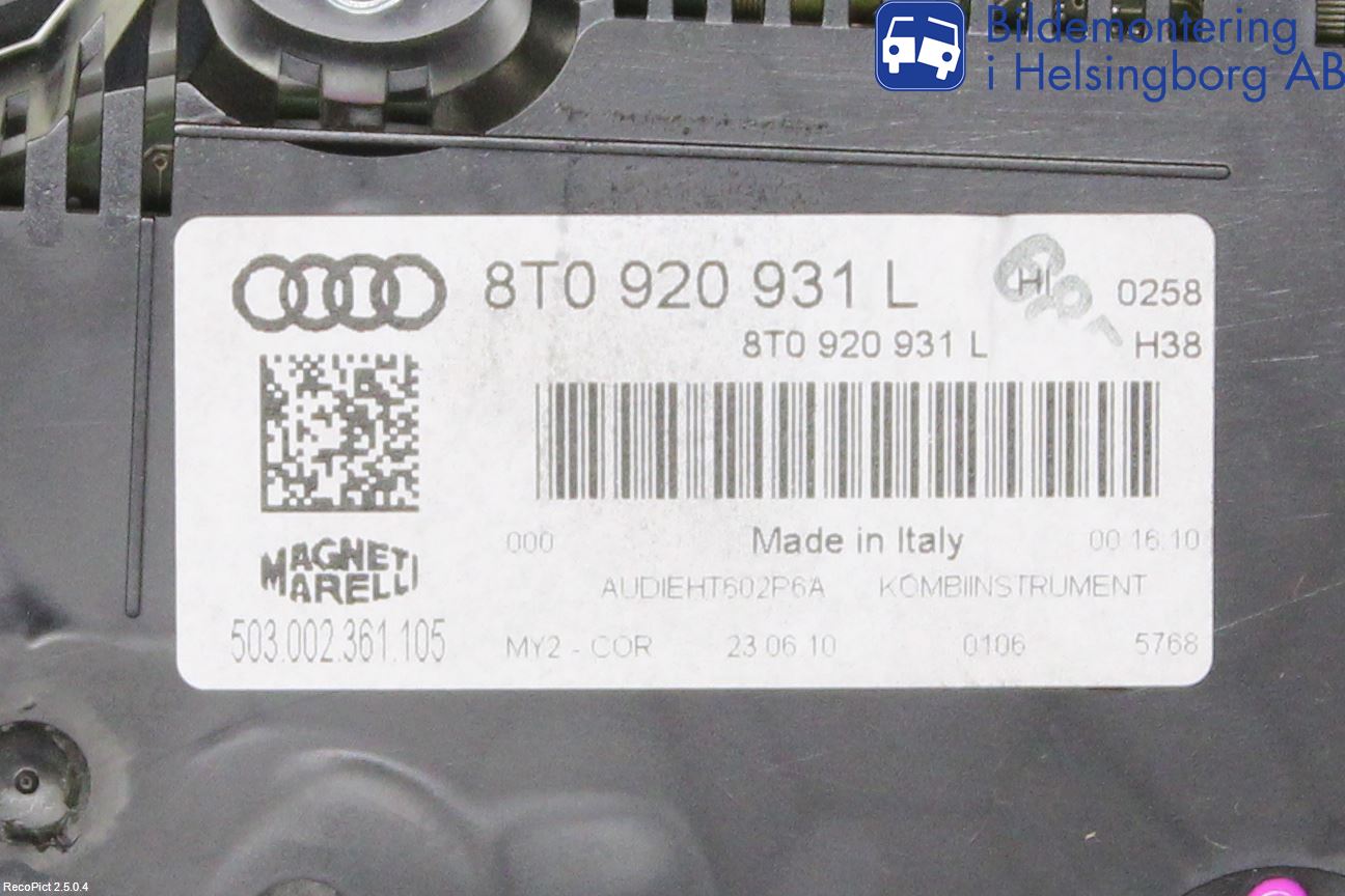 Audi A5 07-16 Instrument Komb