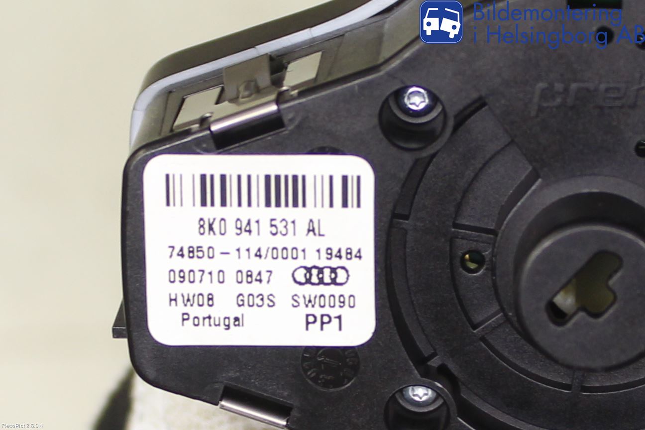 Audi A5 07-16 Strömställare Ljus