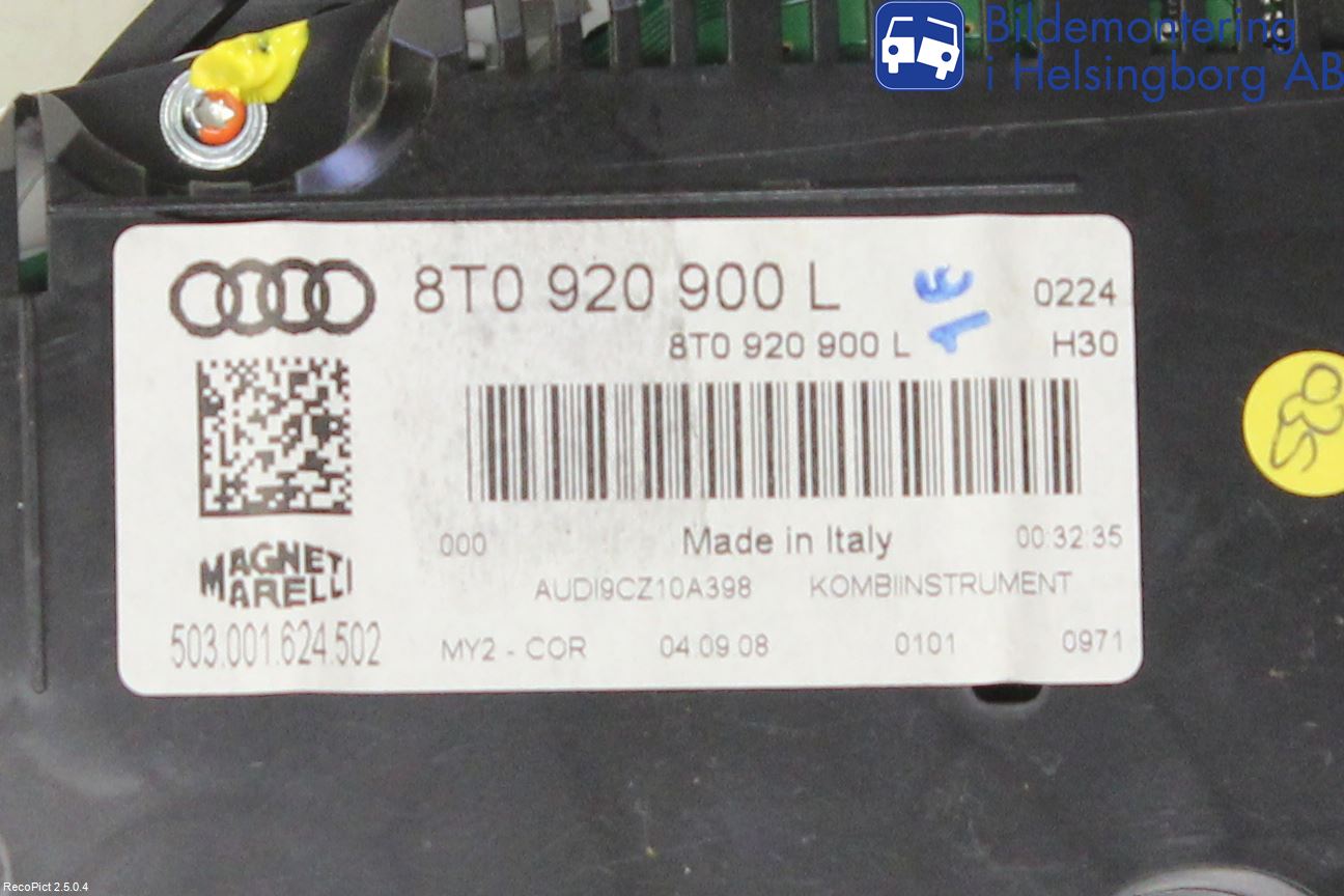 Audi A5 07-16 Instrument Komb