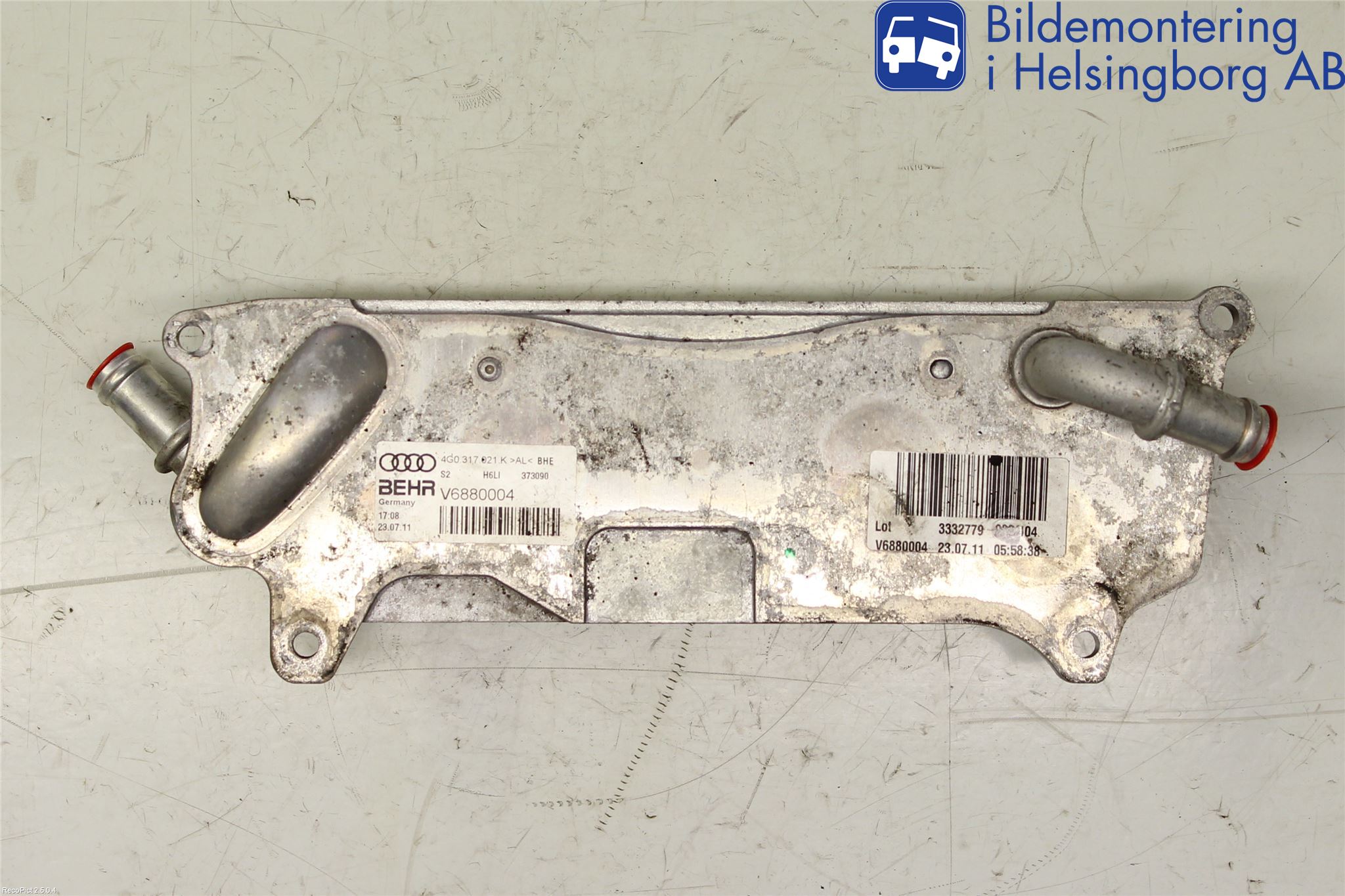 Audi A7/S7 4G 11-17 Oljekylare Automat