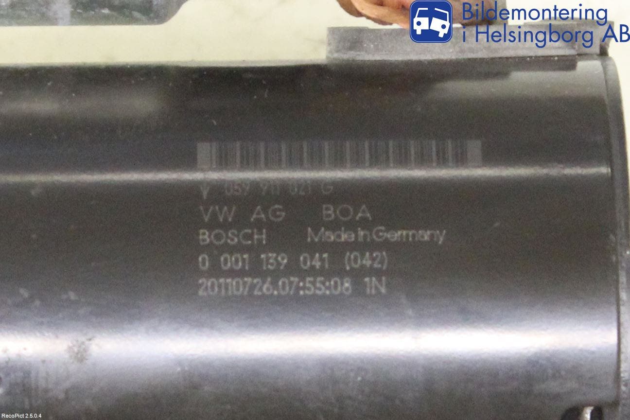 Audi A7/S7 4G 11-17 Startmotor Diesel