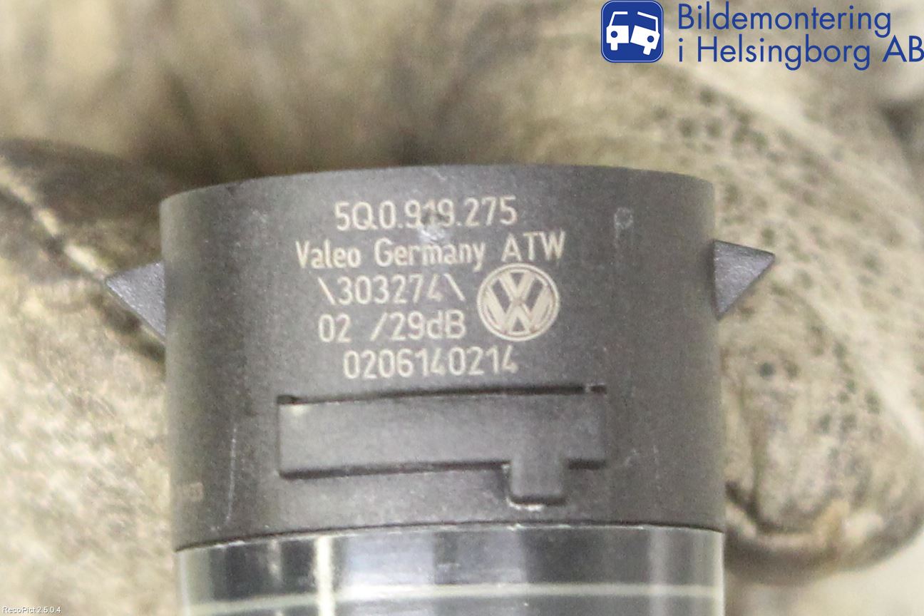 Volkswagen VW GOLF / E-GOLF VII 13-20 Parkeringshjälp Frontsensor