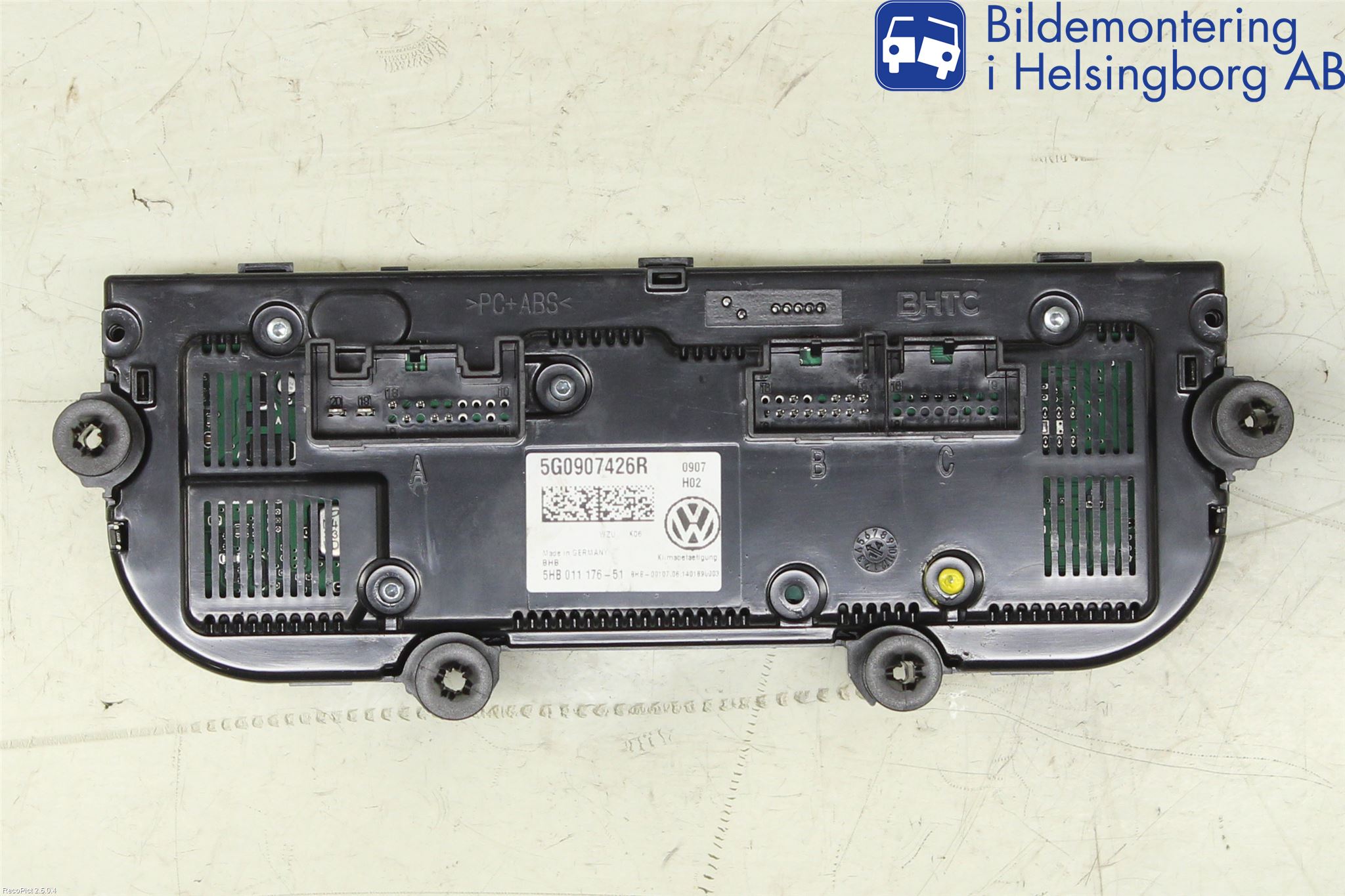 Volkswagen VW GOLF / E-GOLF VII 13-20 Ac Styrenhet Ac Manöveren