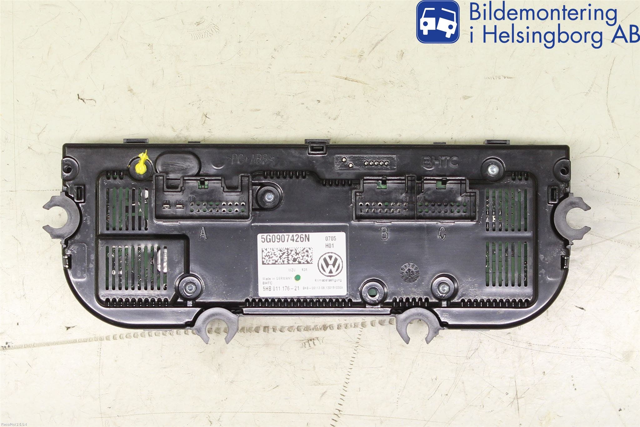 Volkswagen VW GOLF / E-GOLF VII 13-20 Ac Styrenhet Ac Manöveren