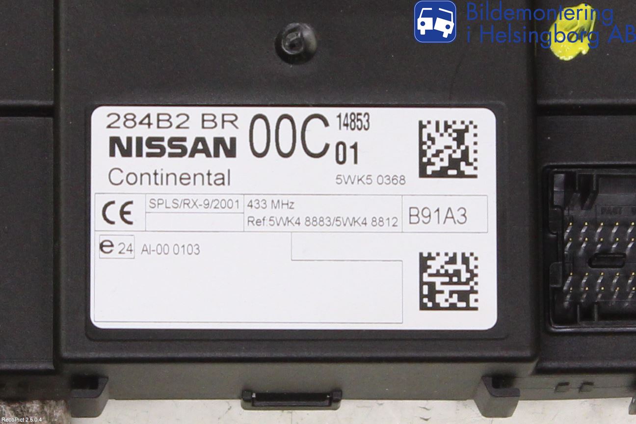 Nissan QASHQAI 10-14 Styrenhet Övrigt