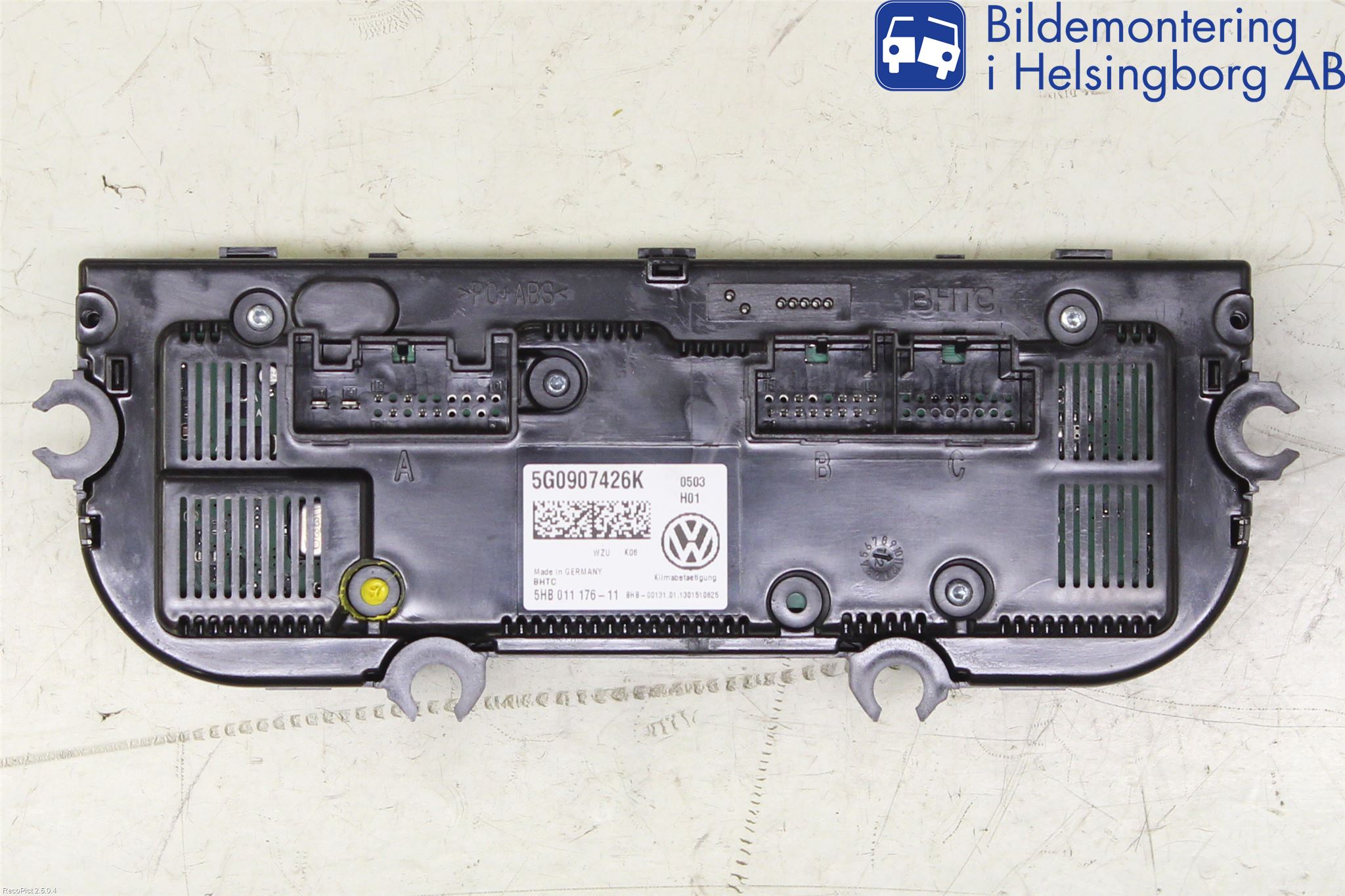 Volkswagen VW GOLF / E-GOLF VII 13-20 Ac Styrenhet Ac Manöveren