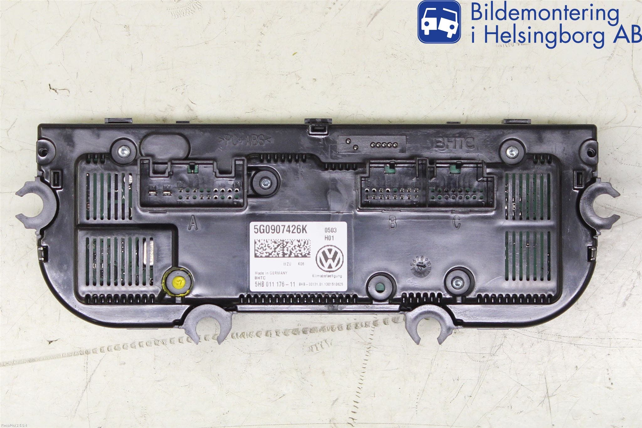 Volkswagen VW GOLF / E-GOLF VII 13-20 Ac Styrenhet Ac Manöveren