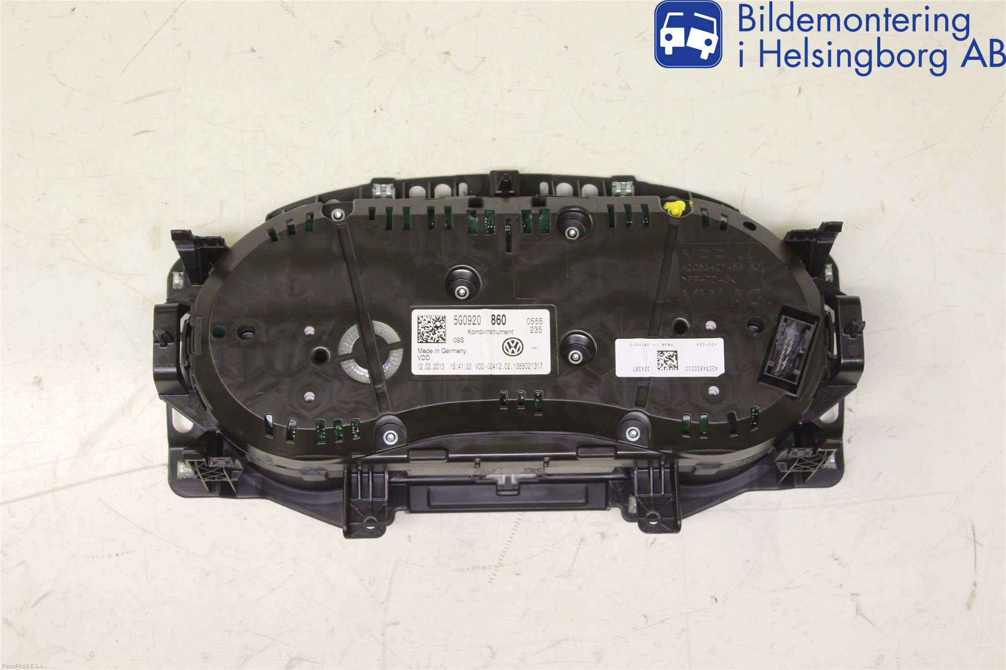 Volkswagen VW GOLF / E-GOLF VII 13-20 Instrument Komb