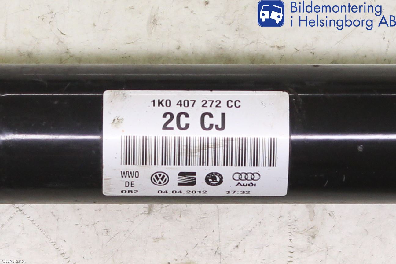 Skoda OCTAVIA (1Z) 05-13 Drivaxel Fram Höger