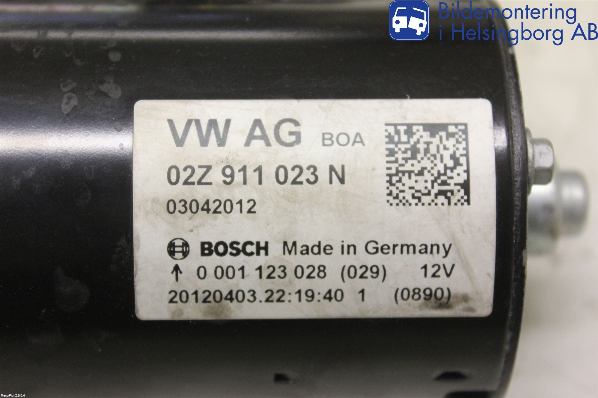 Skoda OCTAVIA (1Z) 05-13 Startmotor Diesel