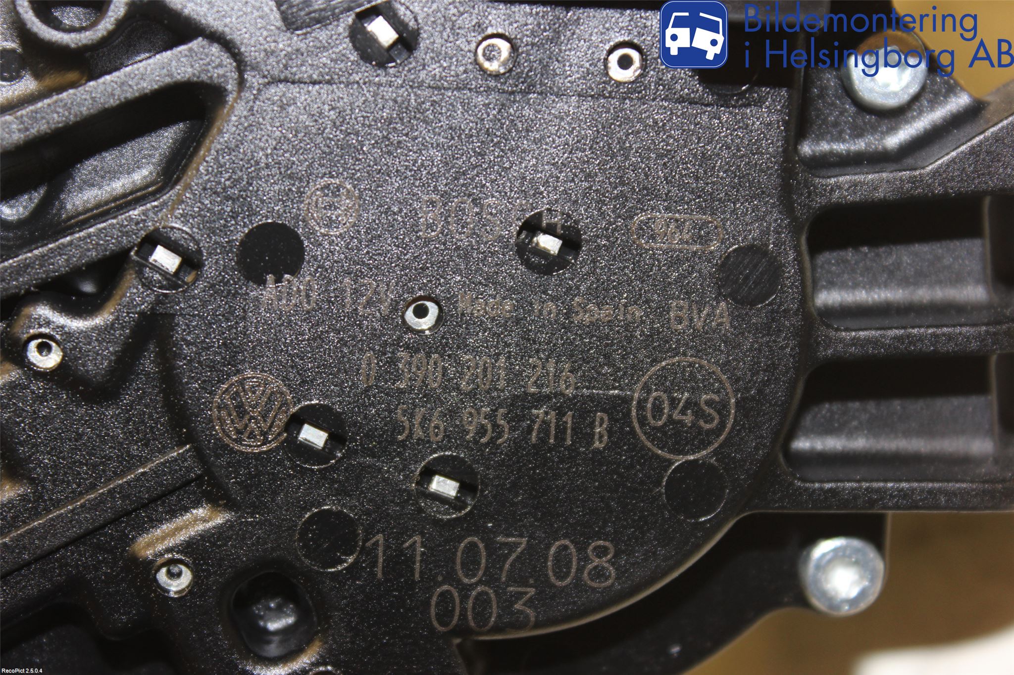 Volkswagen VW SHARAN 11- Torkarmotor Baklucka