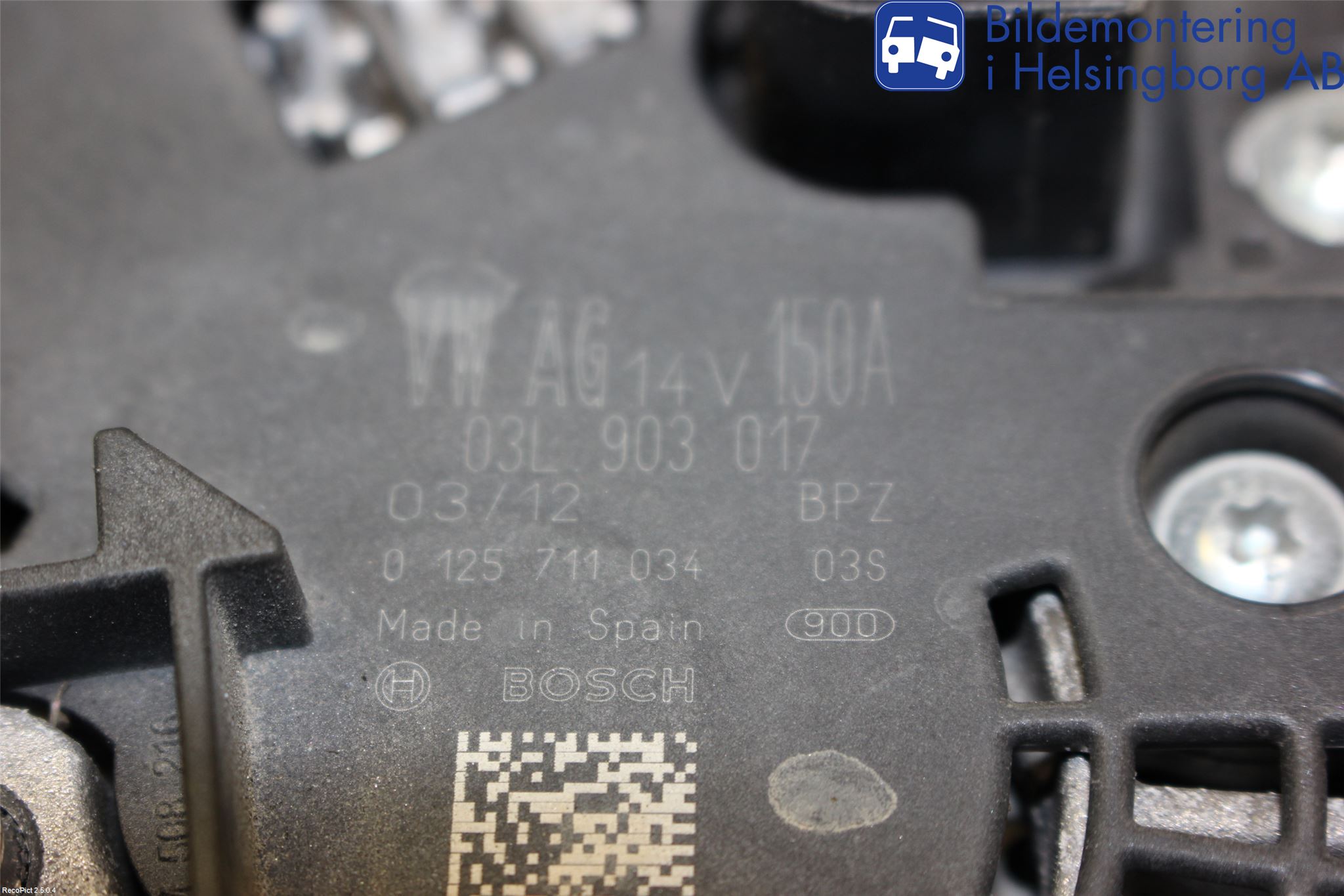 Audi A4 12-15 Generator