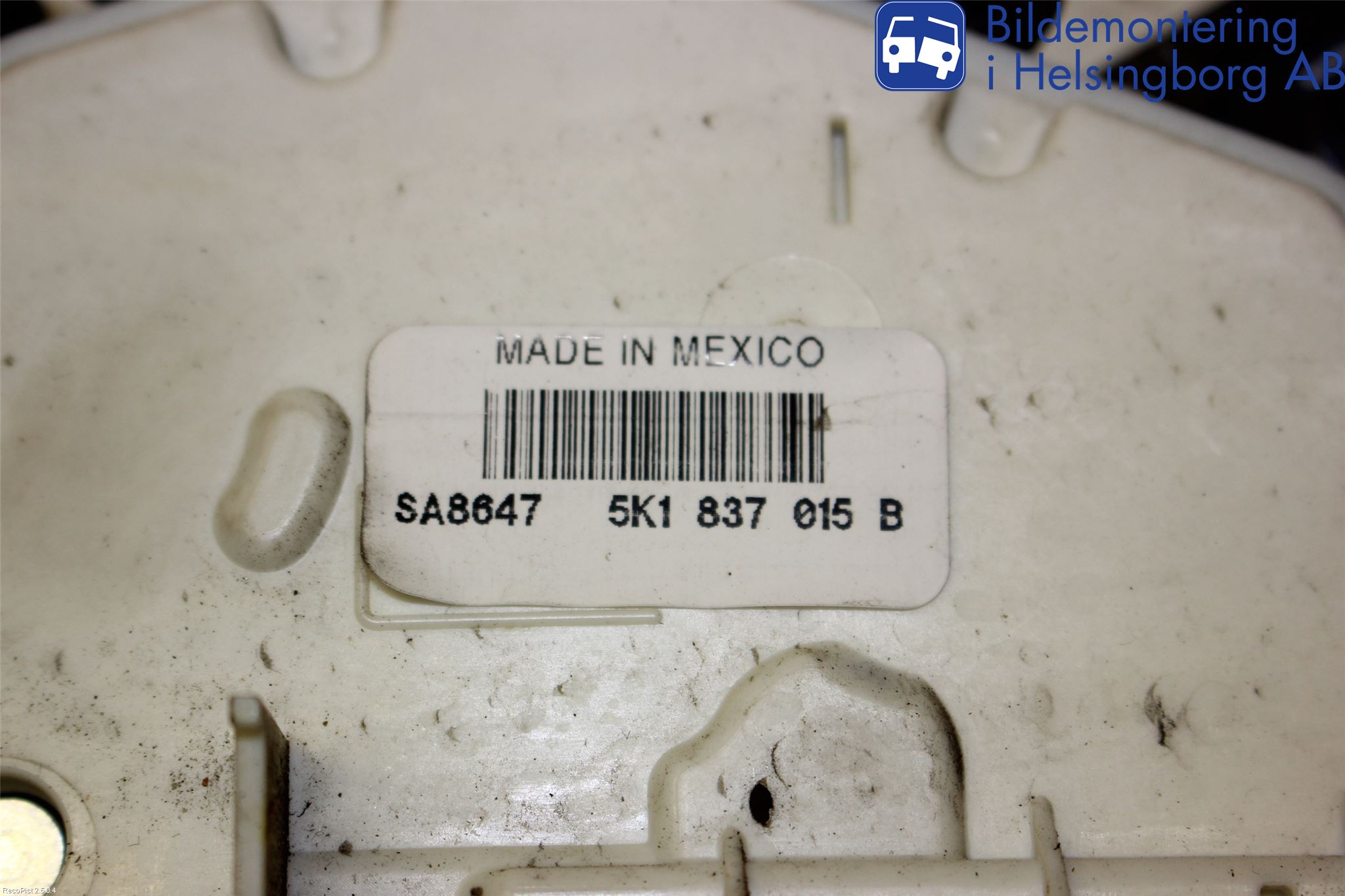 Volkswagen VW BEETLE 12- Centrallåsmotor Vänster