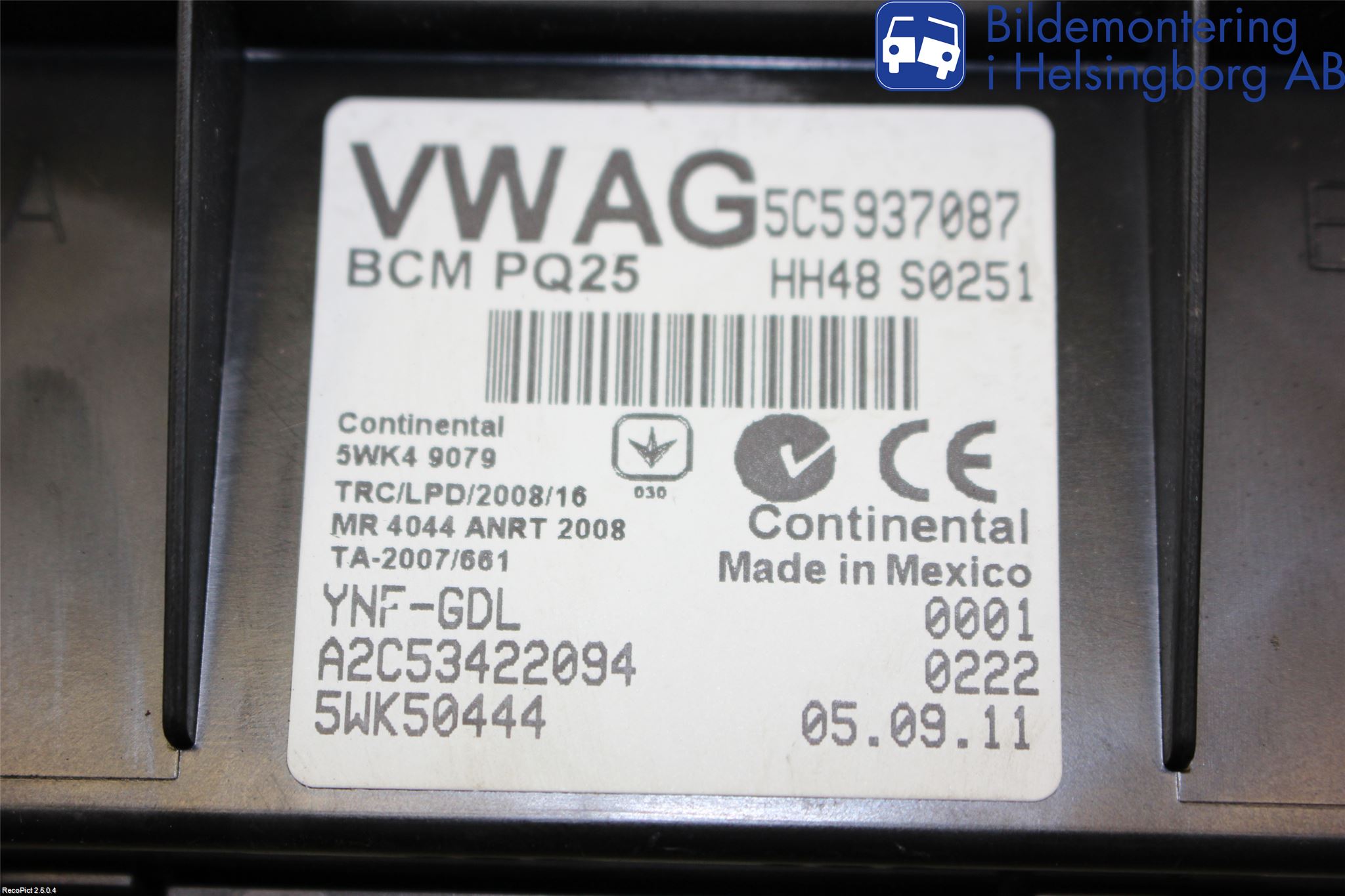 Volkswagen VW BEETLE 12- Komfort Styrdon