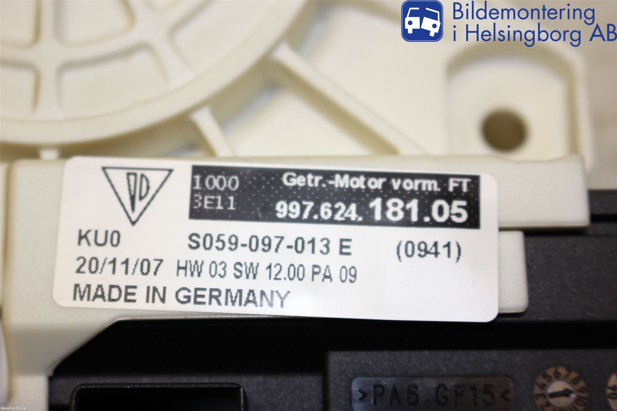 Porsche CAYMAN 96- Fönsterhissmotor