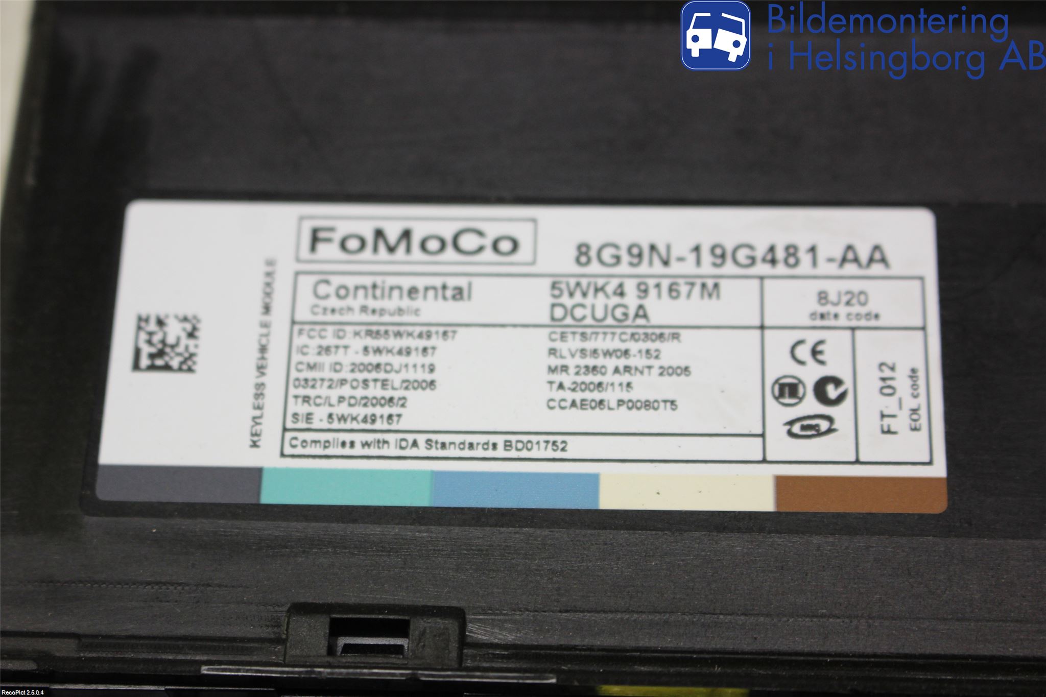 Volvo V70 08-13 Styrenhet Centrallås