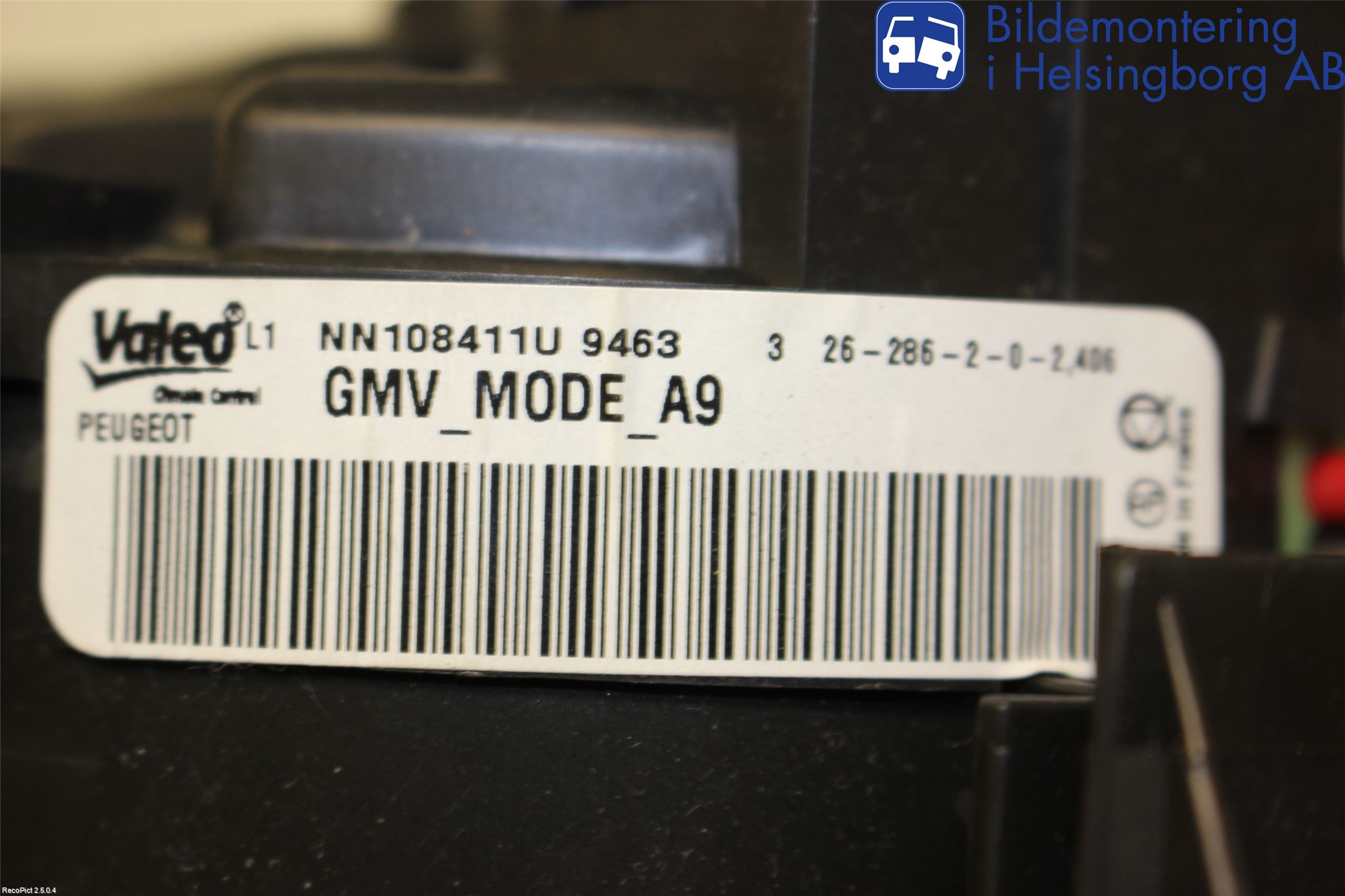 Peugeot 208 12-15 Värmefläkt