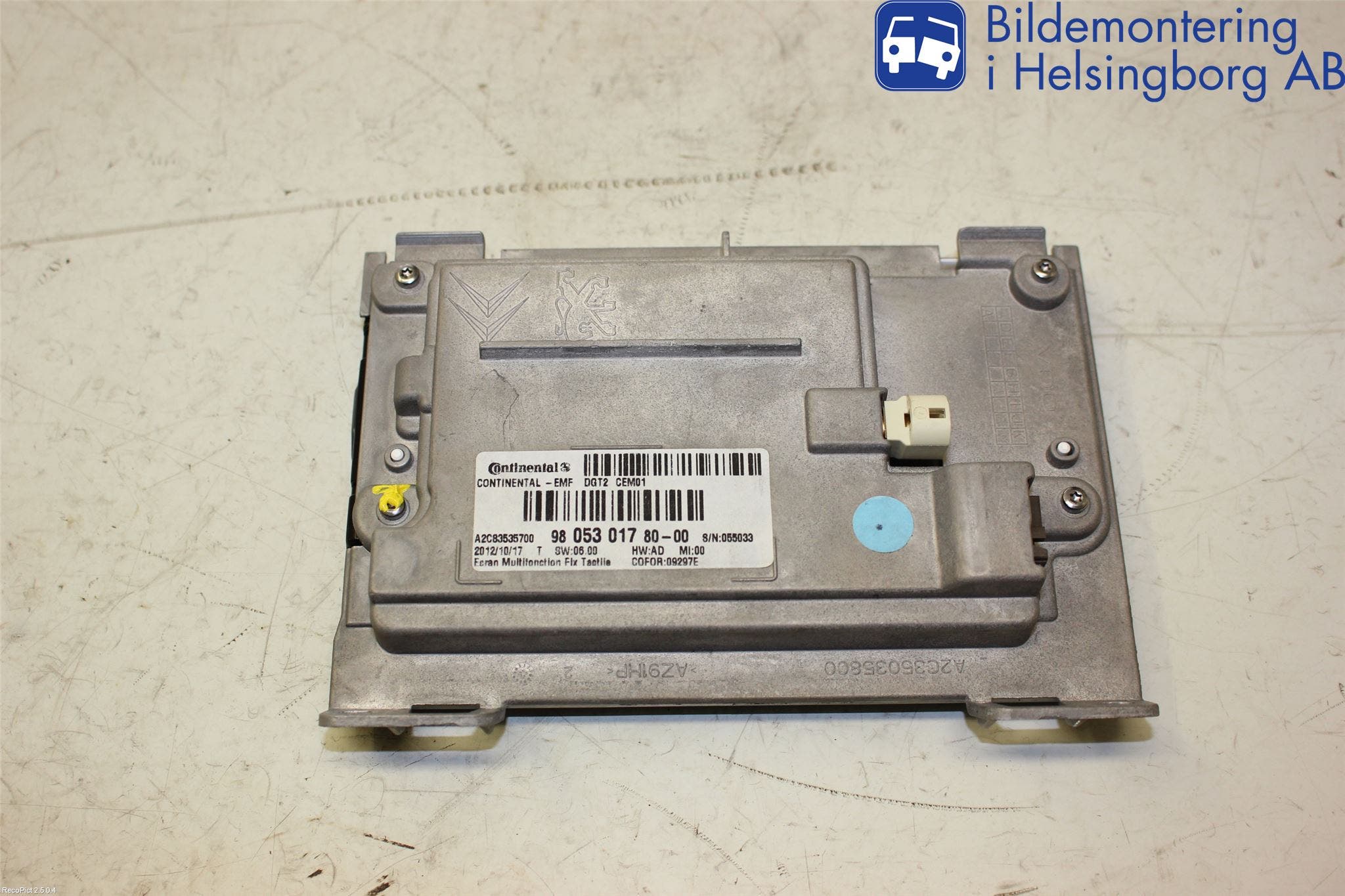 Peugeot 208 12-15 Radio Övrigt