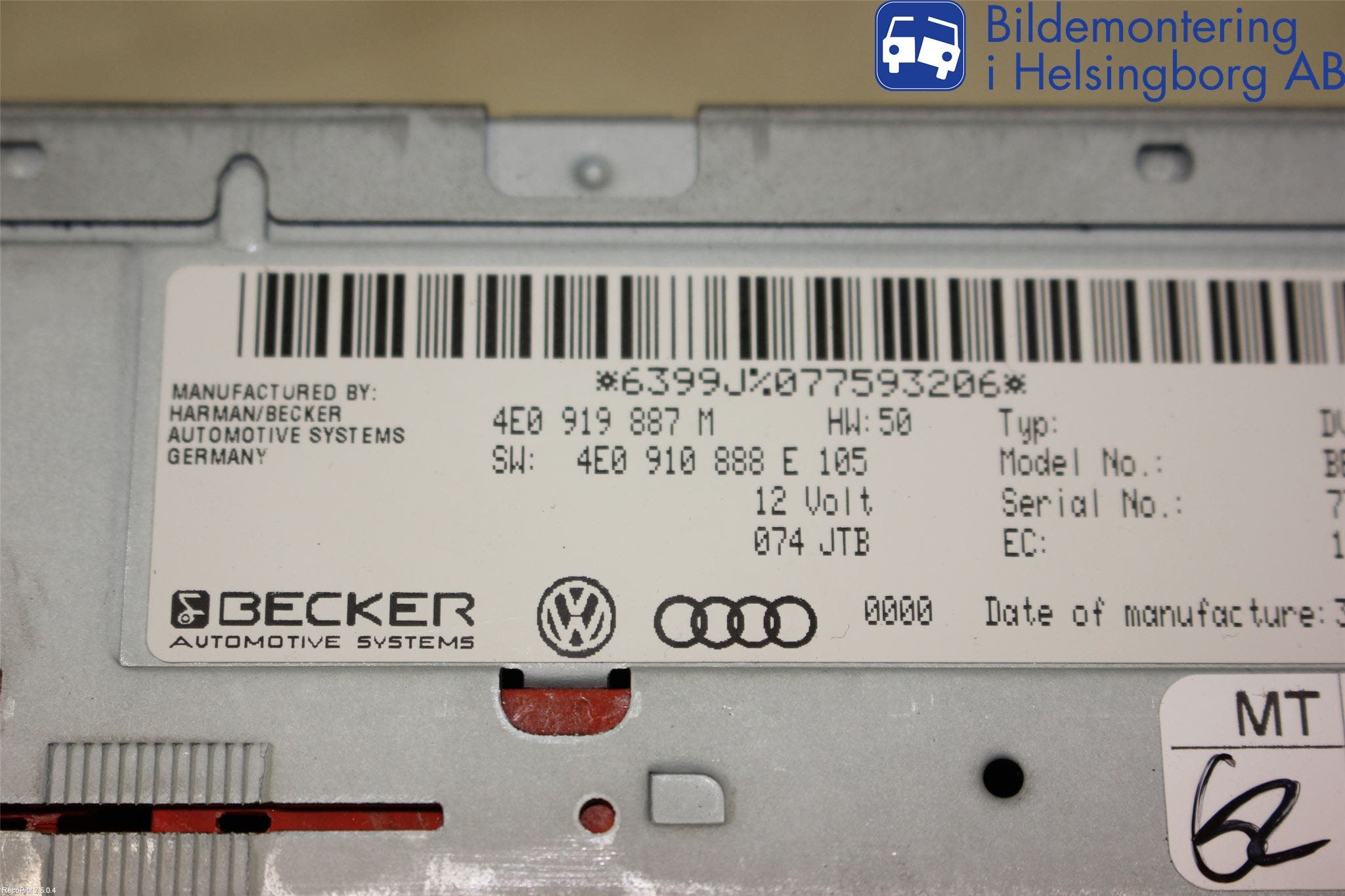 Audi Q7/SQ7 Gps Navigator