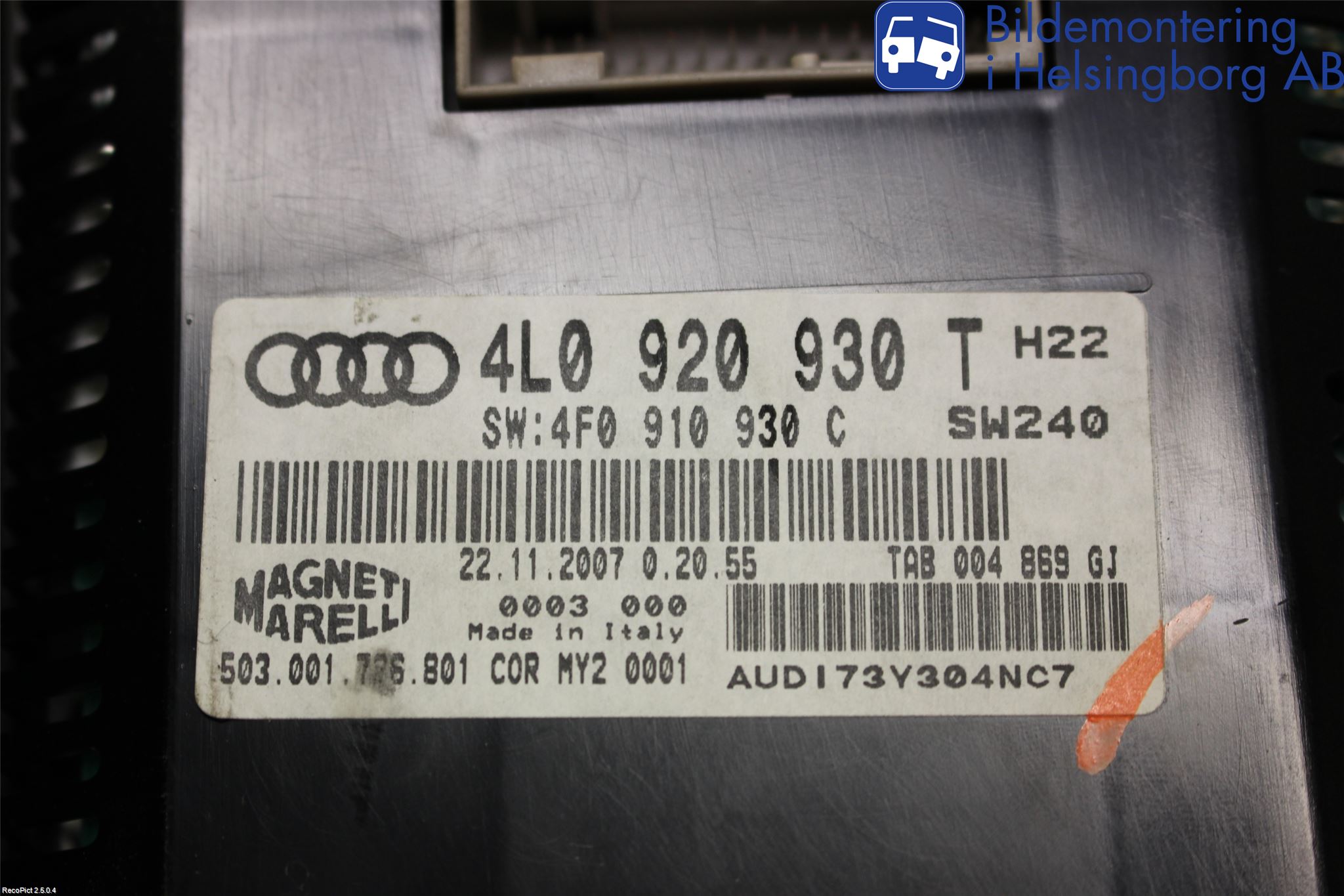 Audi Q7/SQ7 Instrument Komb