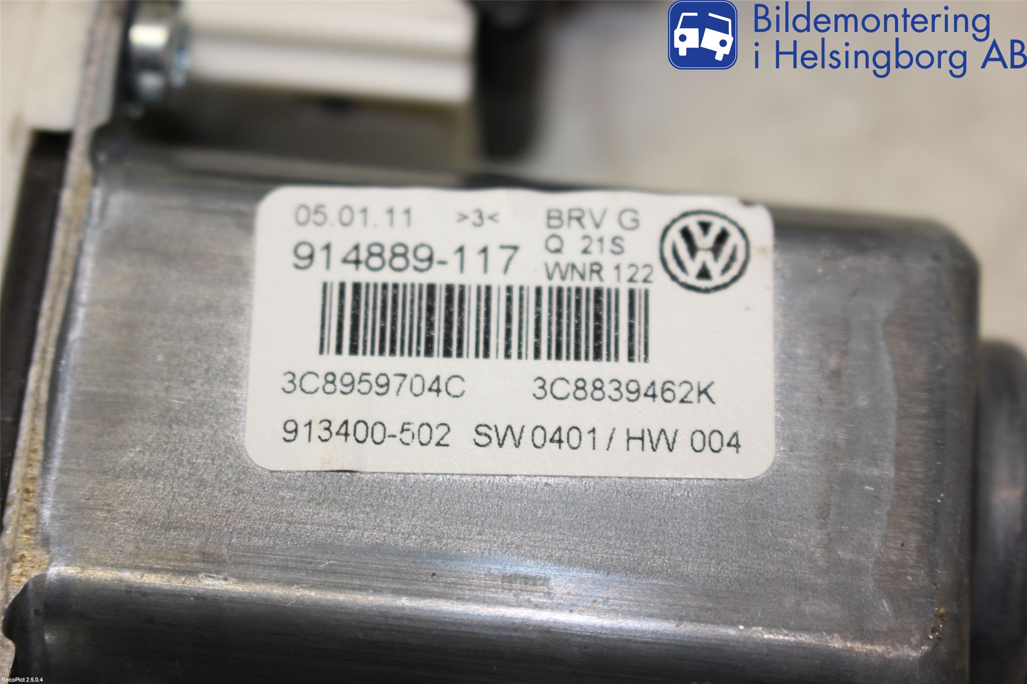 Volkswagen VW PASSAT CC 08-16 Fönsterhissmotor