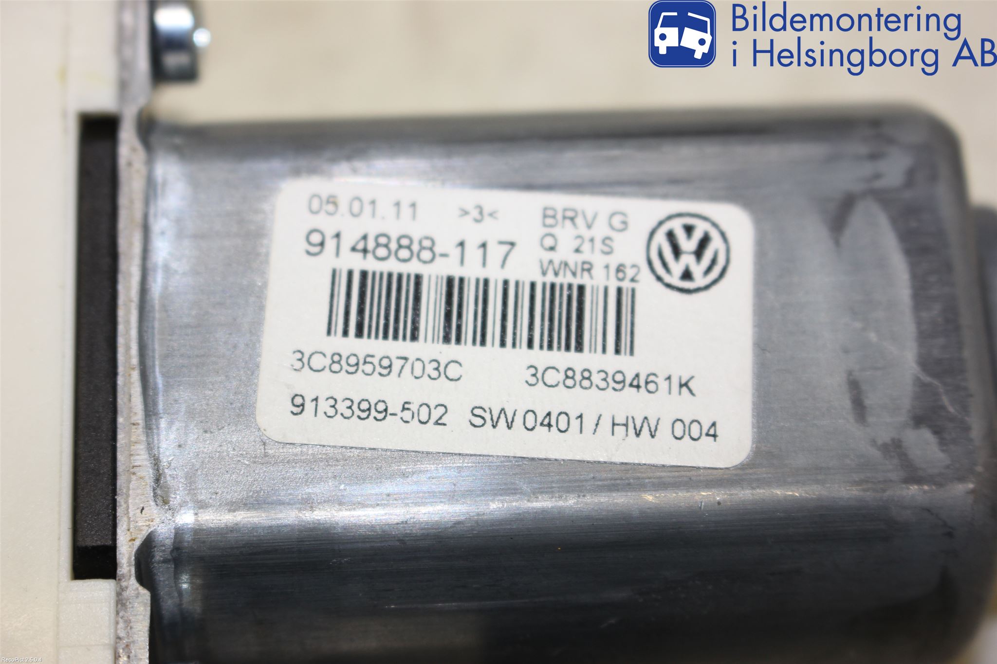 Volkswagen VW PASSAT CC 08-16 Fönsterhissmotor