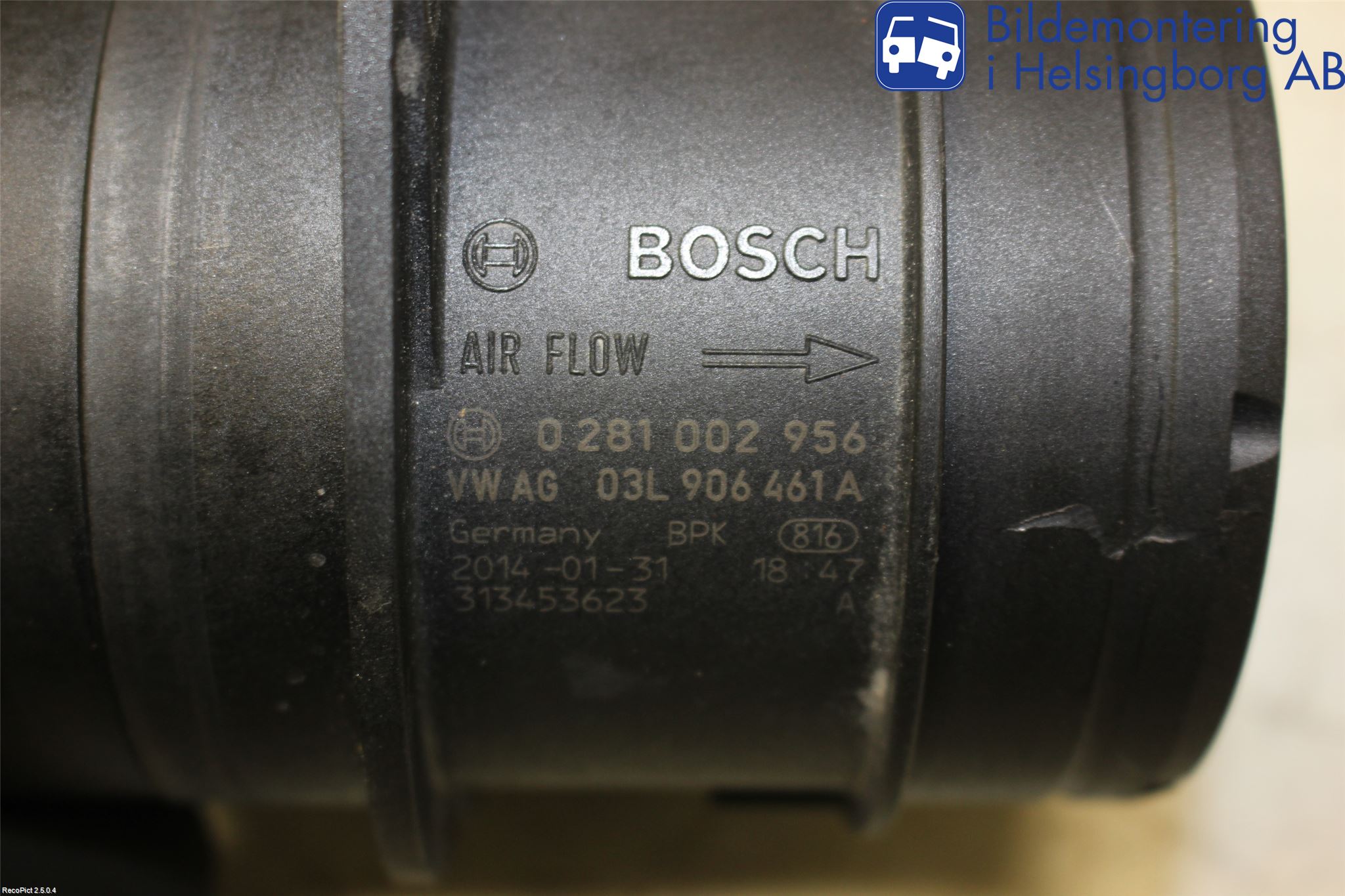 Audi A4 12-15 Injluftmassamätare