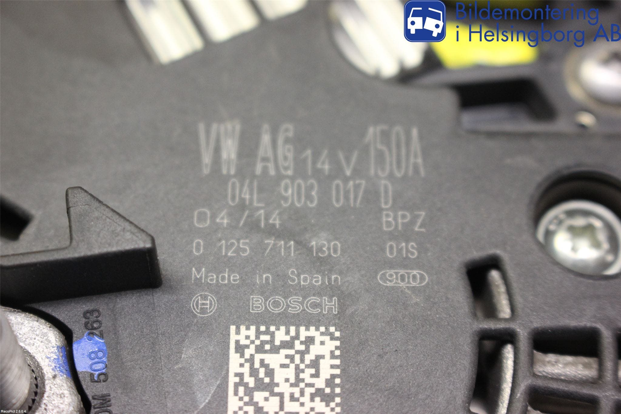 Audi A4 12-15 Generator