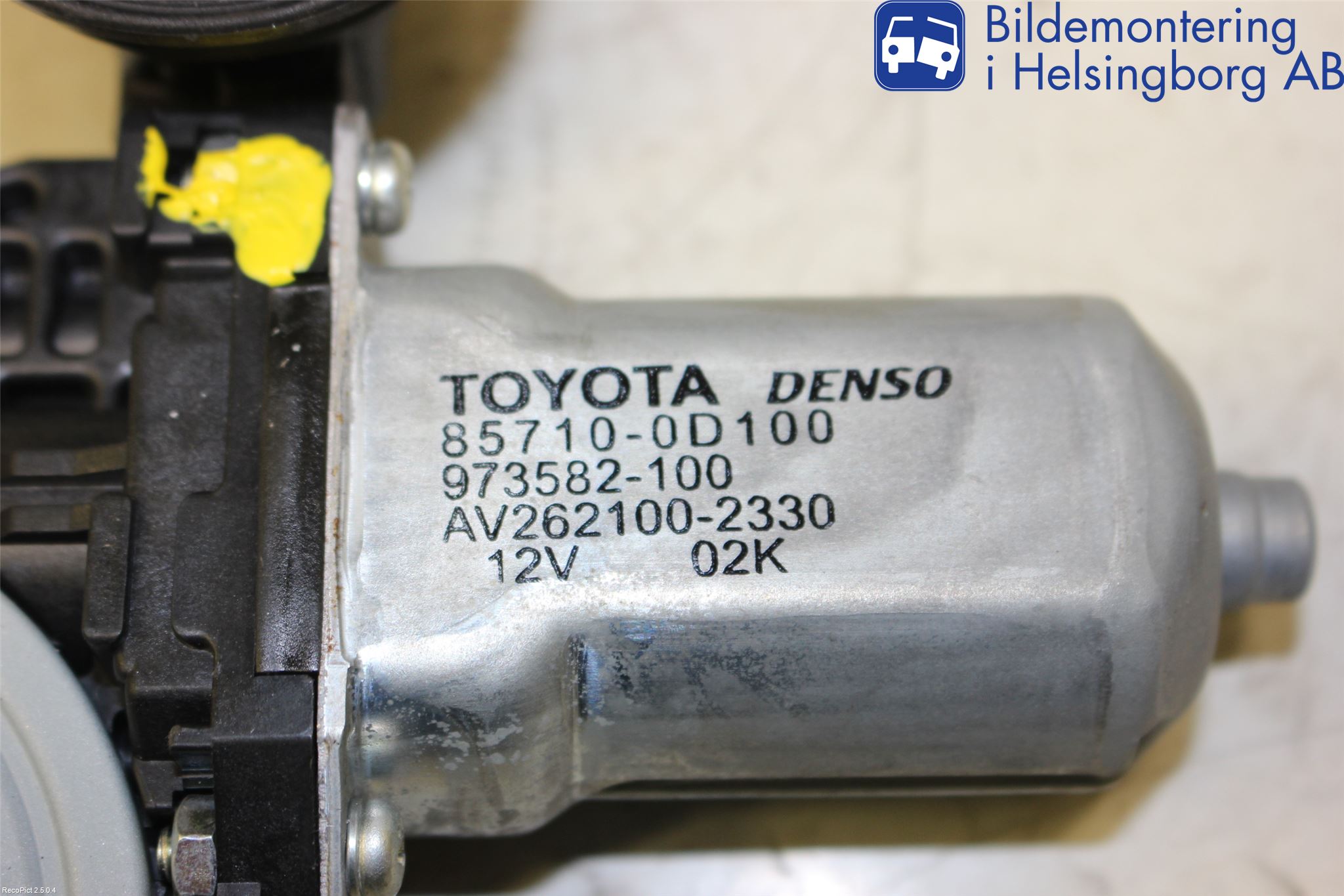 Toyota YARIS XP90 06-11 Fönsterhissmotor