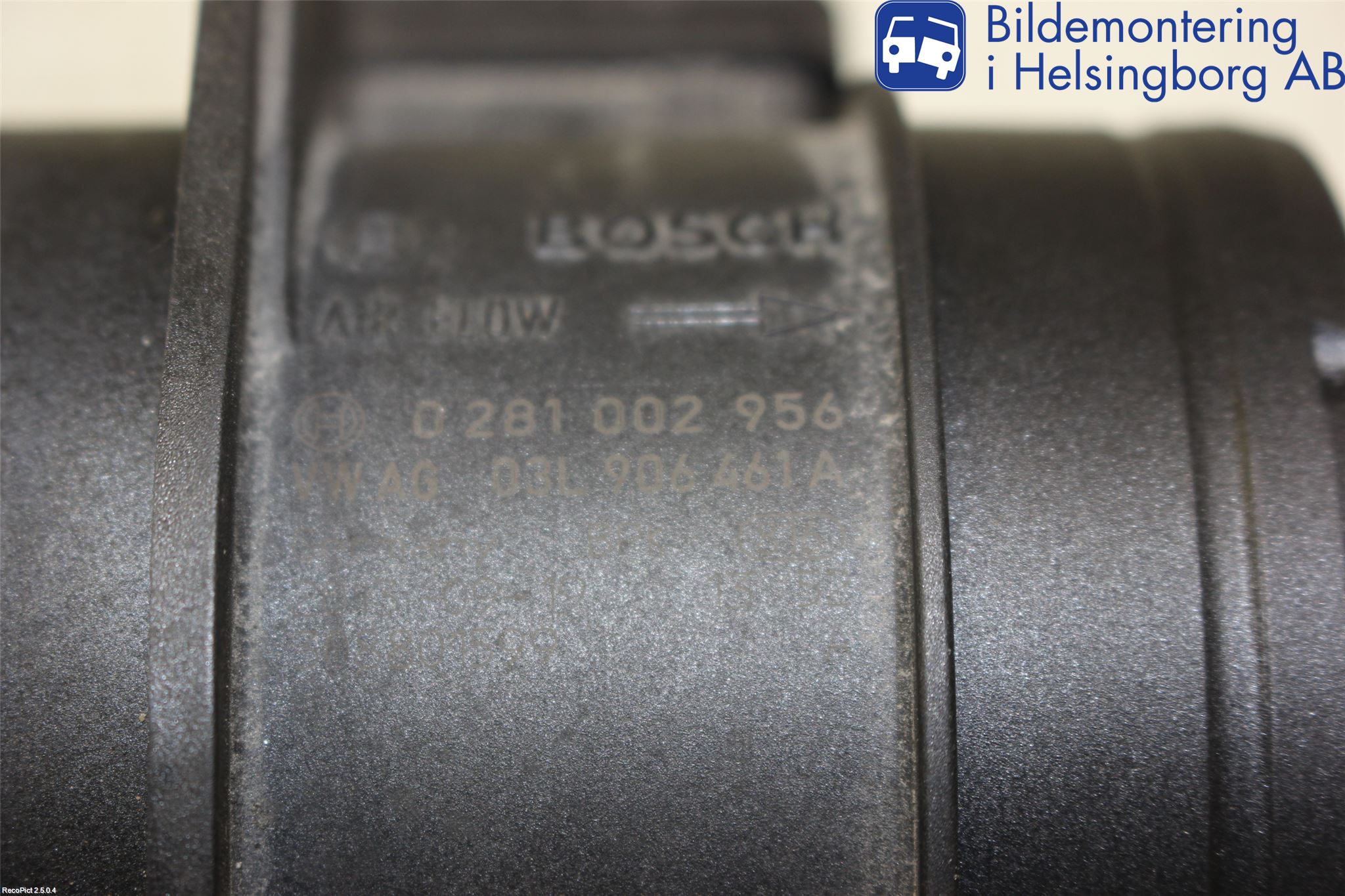 Audi A4 12-15 Injluftmassamätare