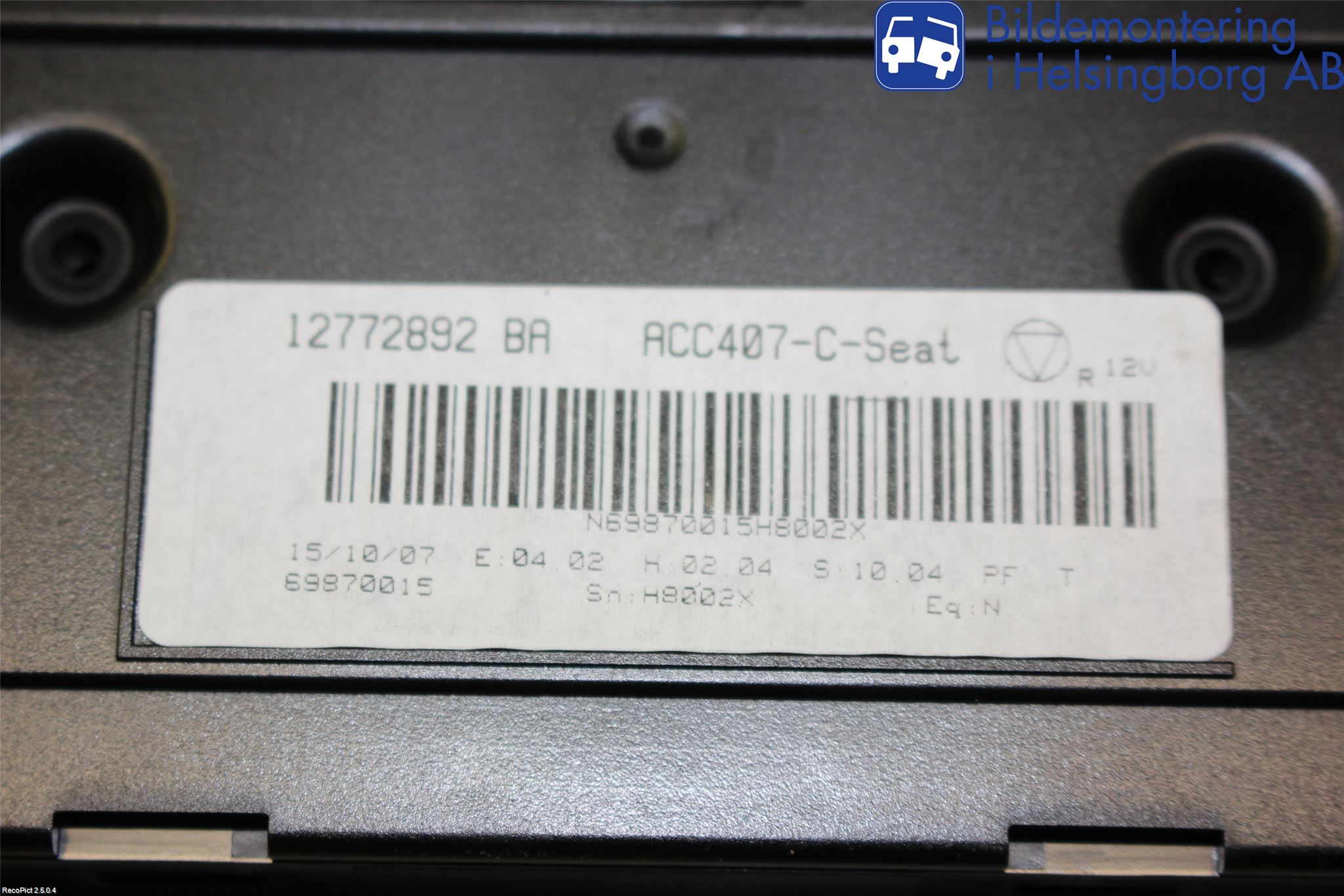 Saab 9-3 VER2/VER3 08-15 Ac Styrenhet Ac Manöveren