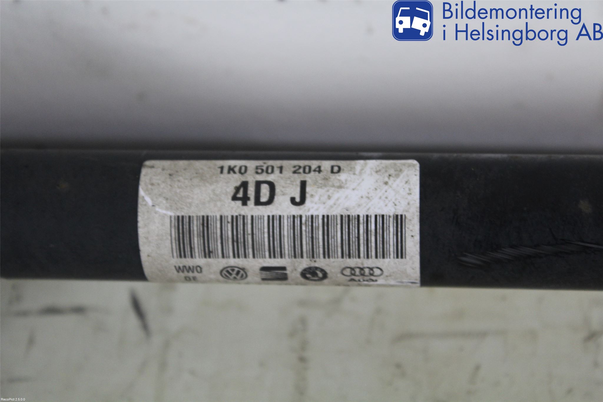 Volkswagen VW PASSAT CC 08-16 Drivaxel Bak Höger