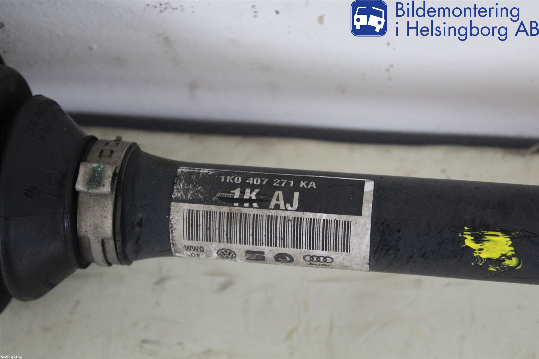 Volkswagen VW PASSAT CC 08-16 Drivaxel Fram Vänster