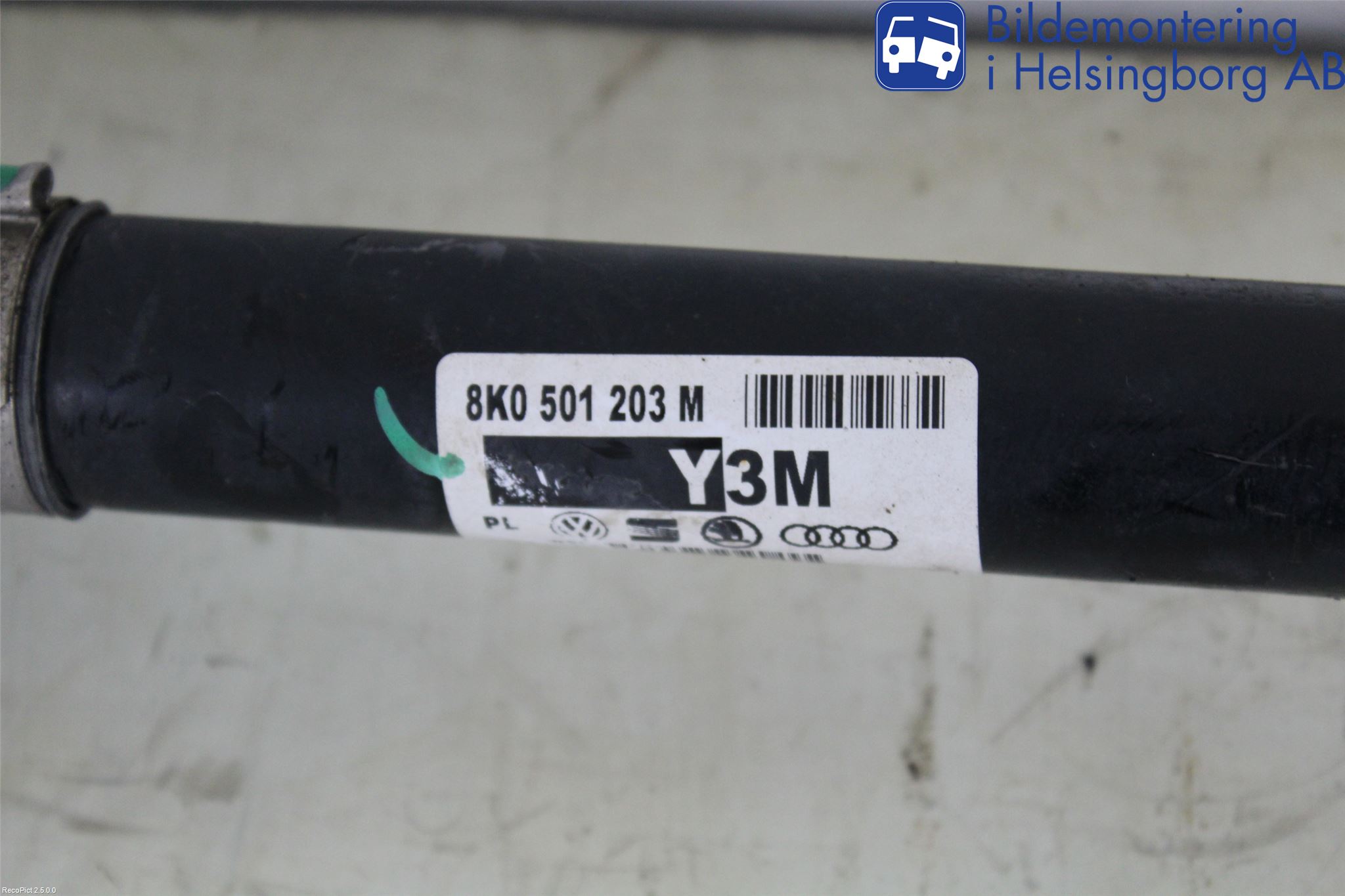 Audi A4 12-15 Drivaxel Bak Vänster