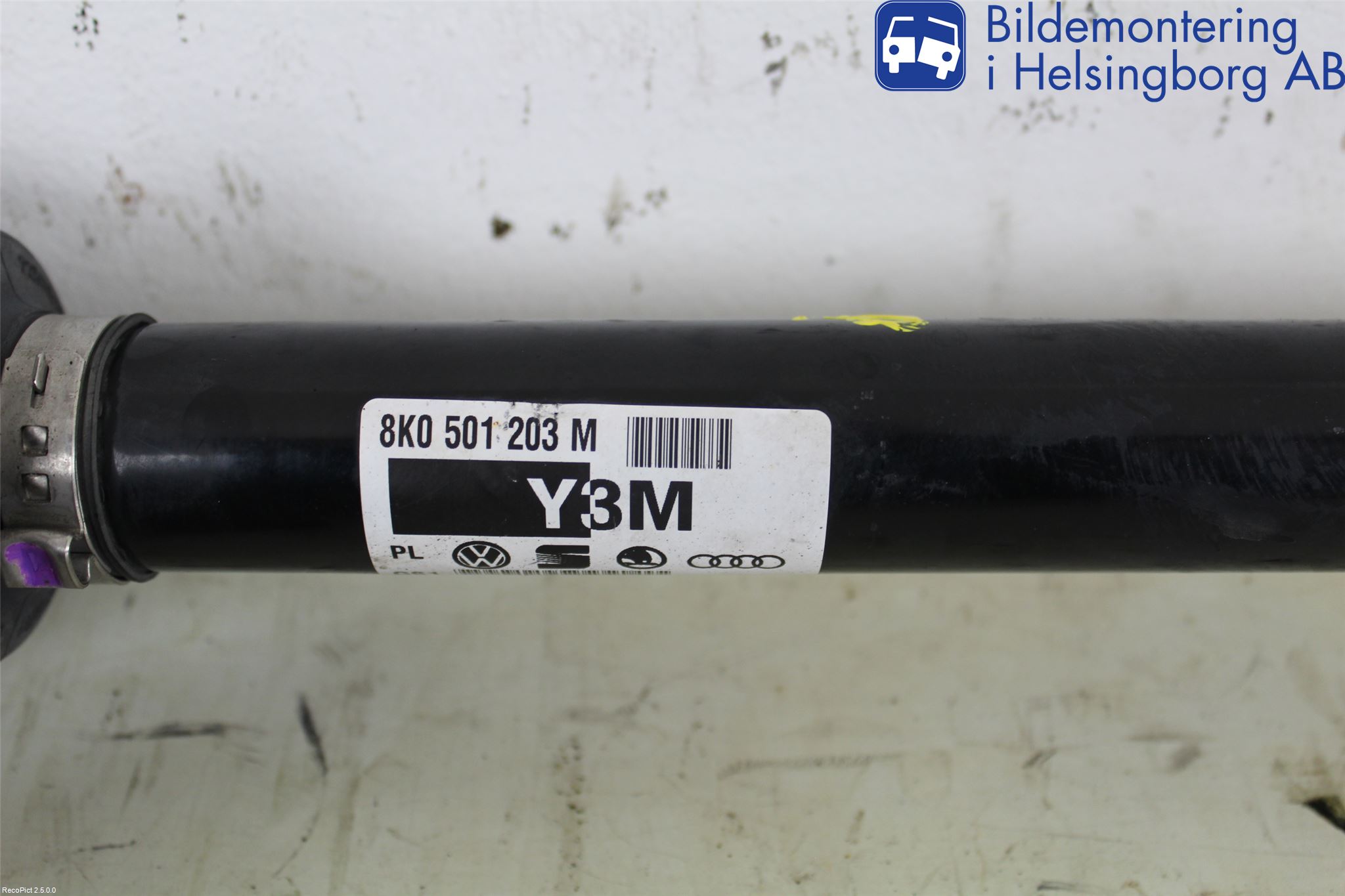 Audi A4 12-15 Drivaxel Bak Vänster