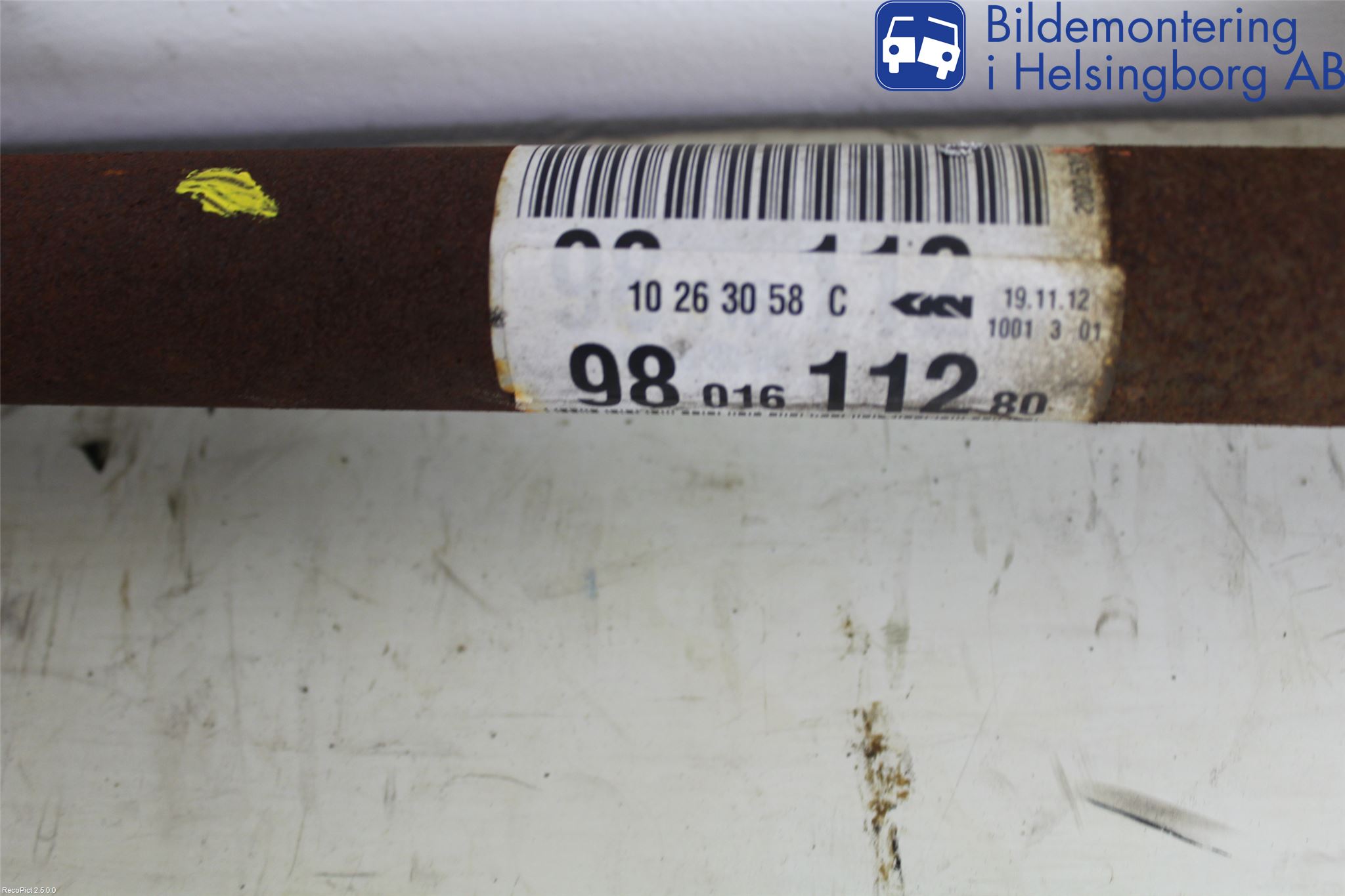 Peugeot 208 12-15 Drivaxel Fram Höger