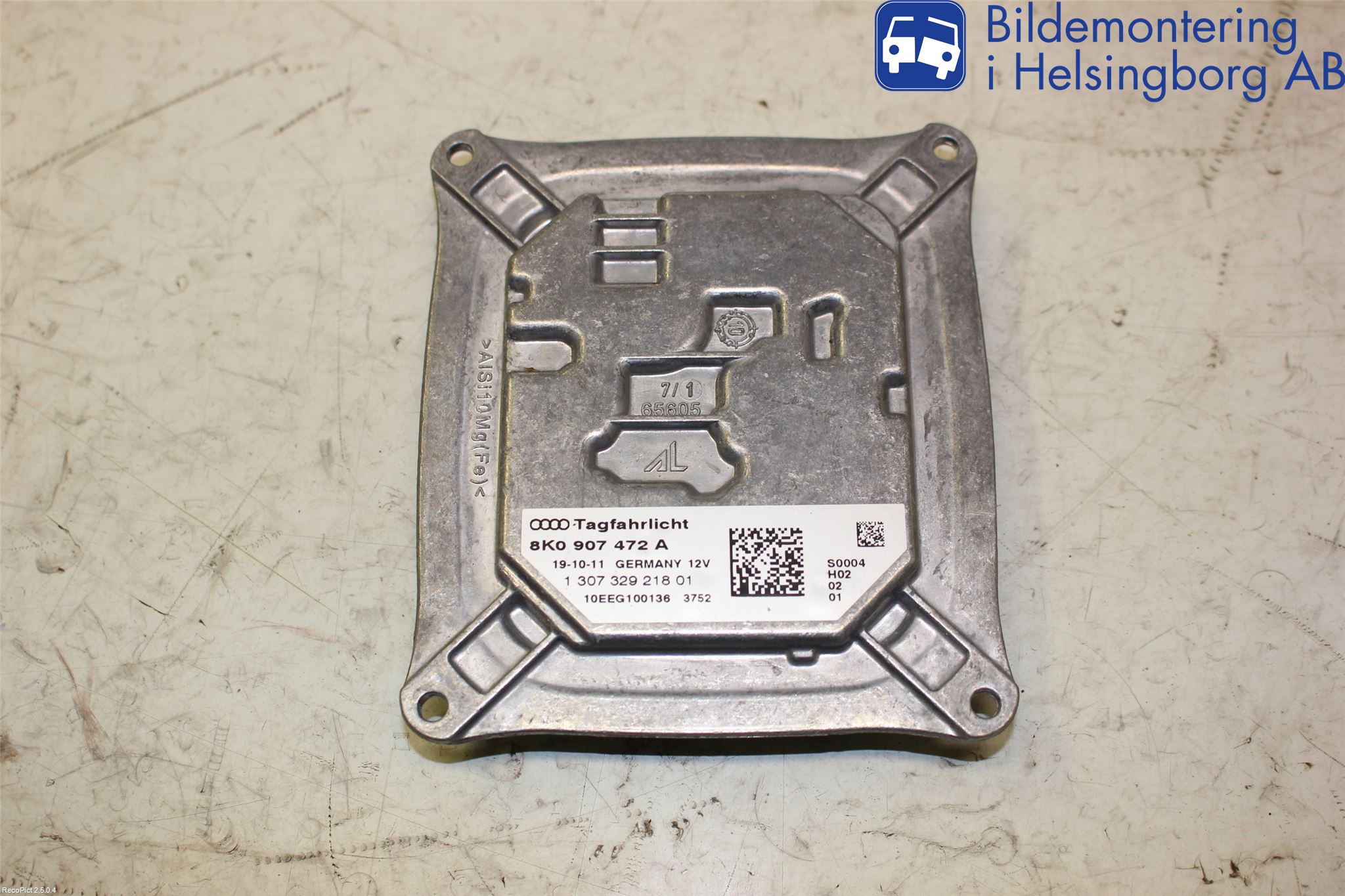 Audi A4/S4 08-11 Styrenhet Strålkastare