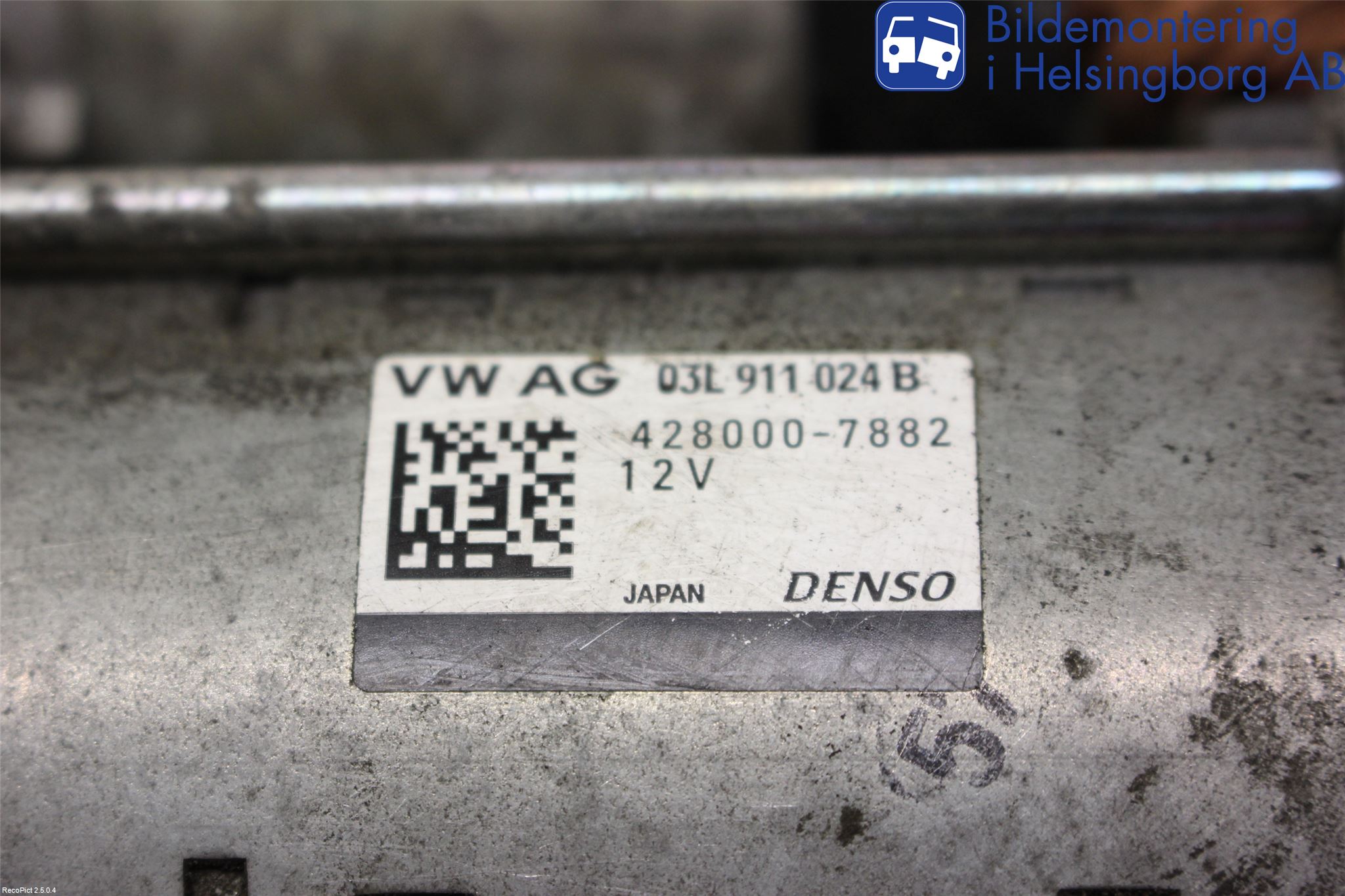 Audi A4/S4 08-11 Startmotor Diesel